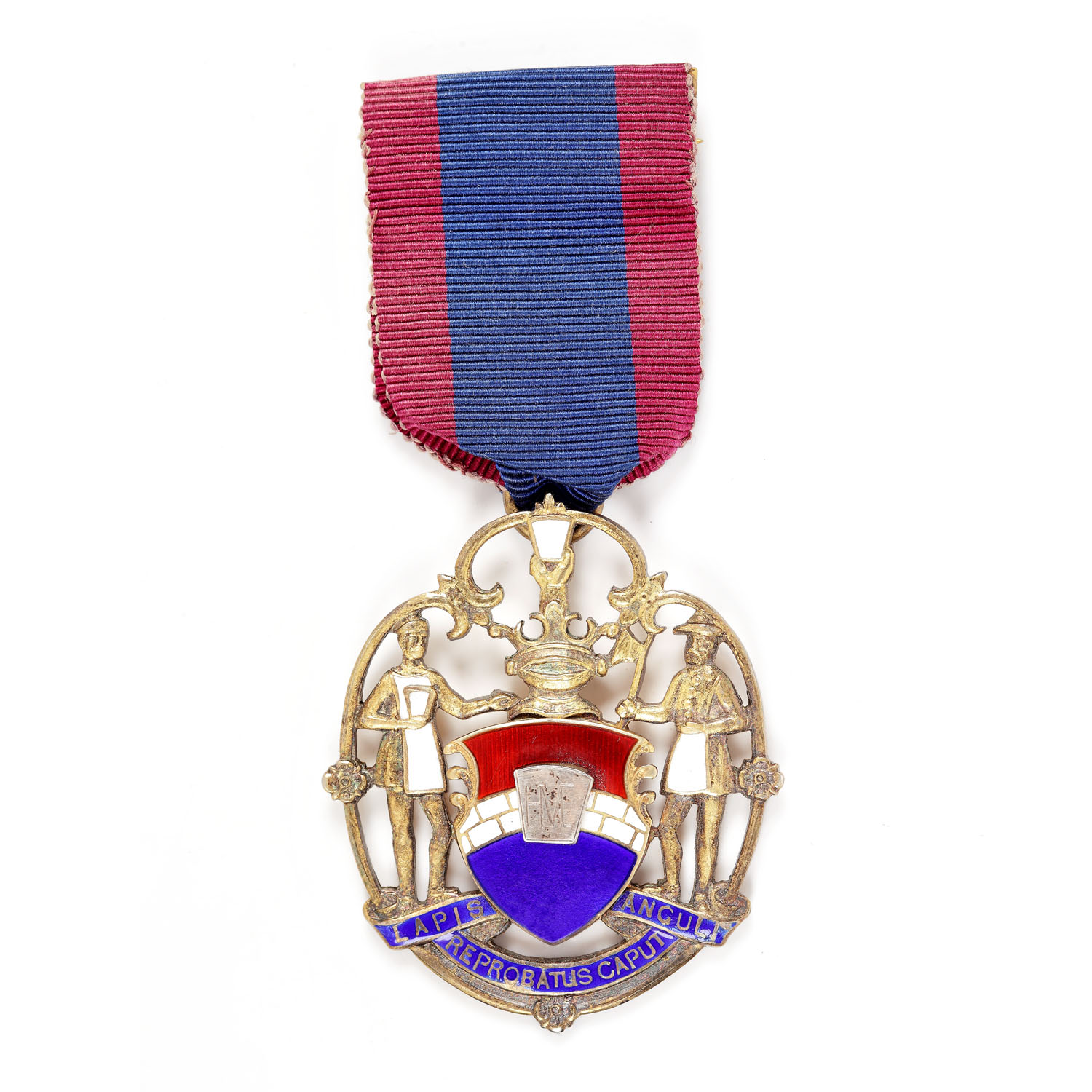 Lapis Anguli Reprobatus Caput silver Masonic order, 1932