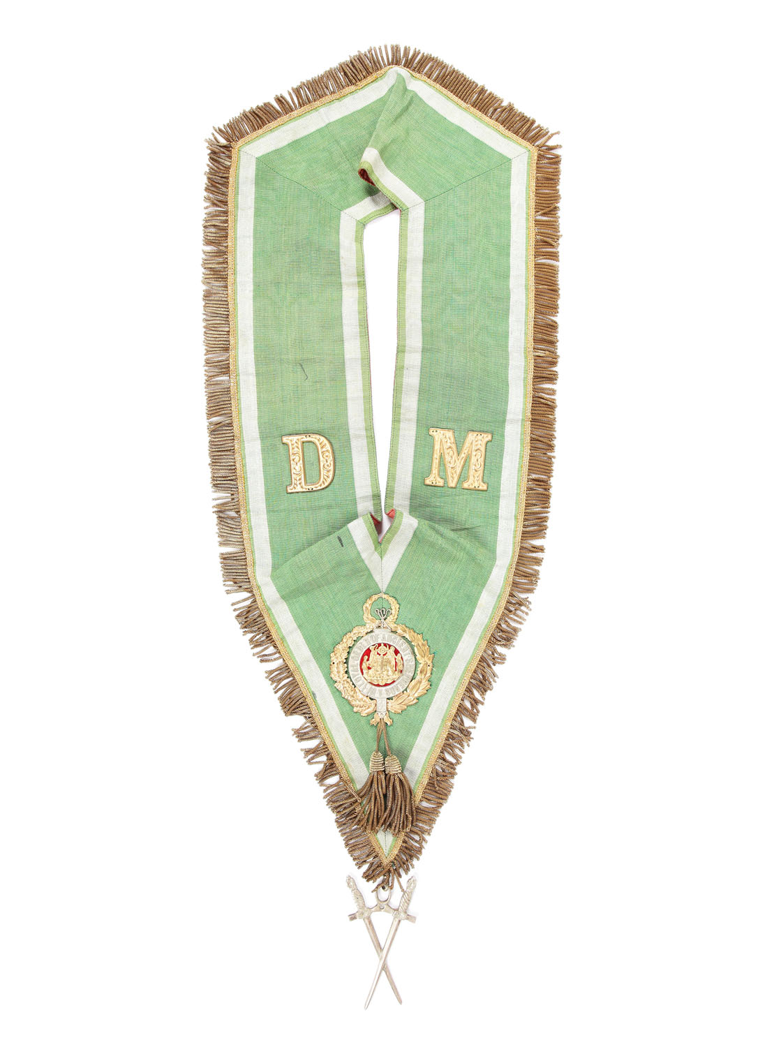 Masonic collar of the Ancient Order of Shepherds, for the position of Tyler