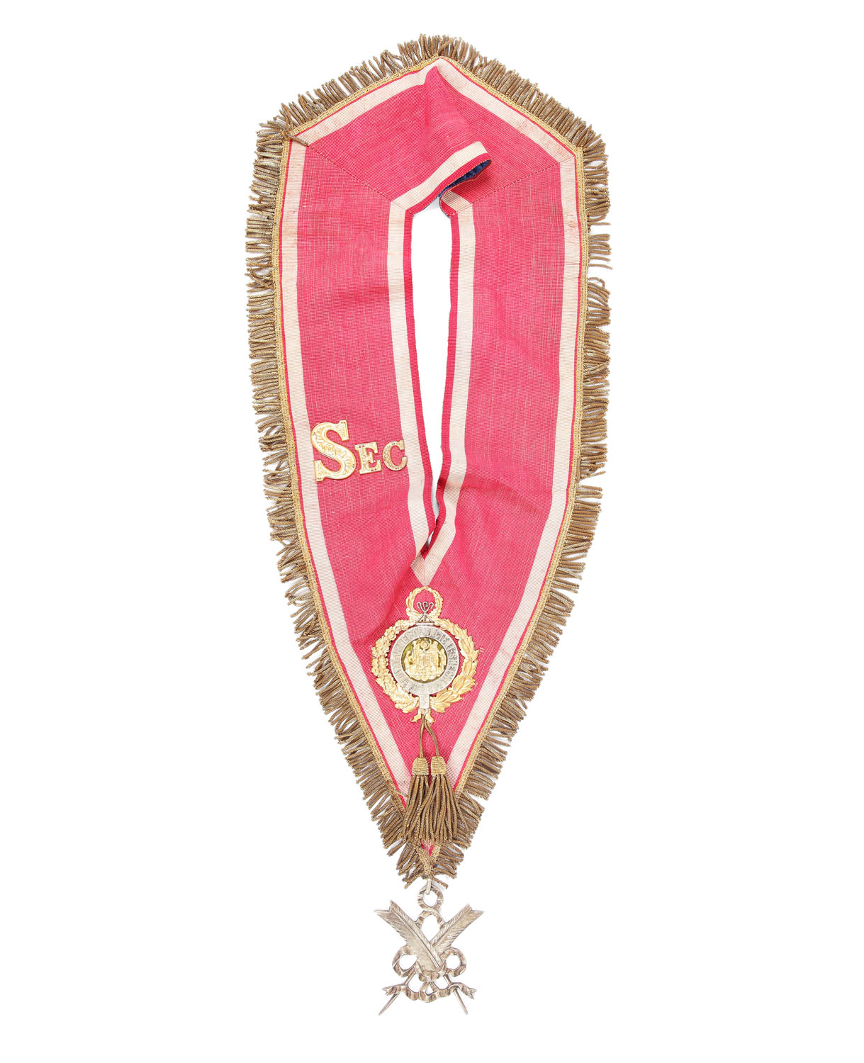 Colan masonic al "Ancient Order of Shepherds", pentru funcţia de Secretar