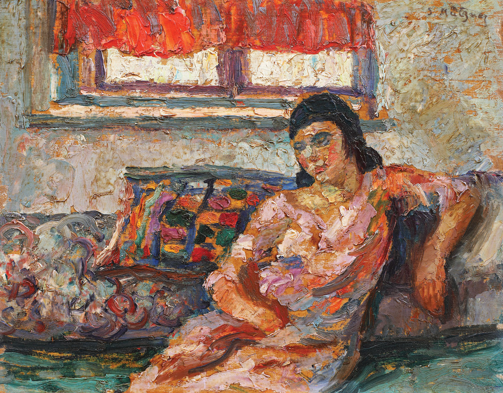 Femeie în interior