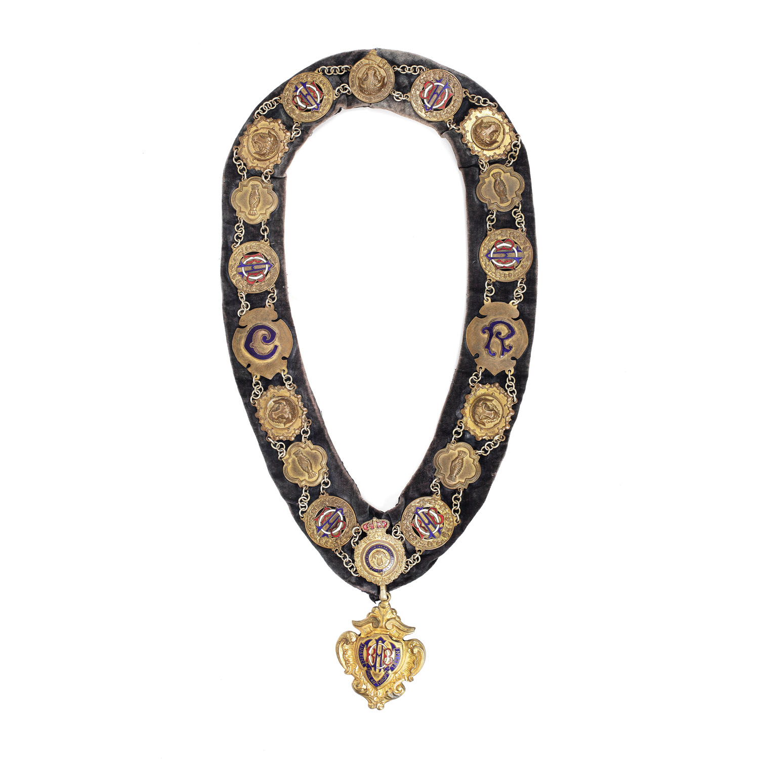 RAOB Masonic collar for the position of City Registrar