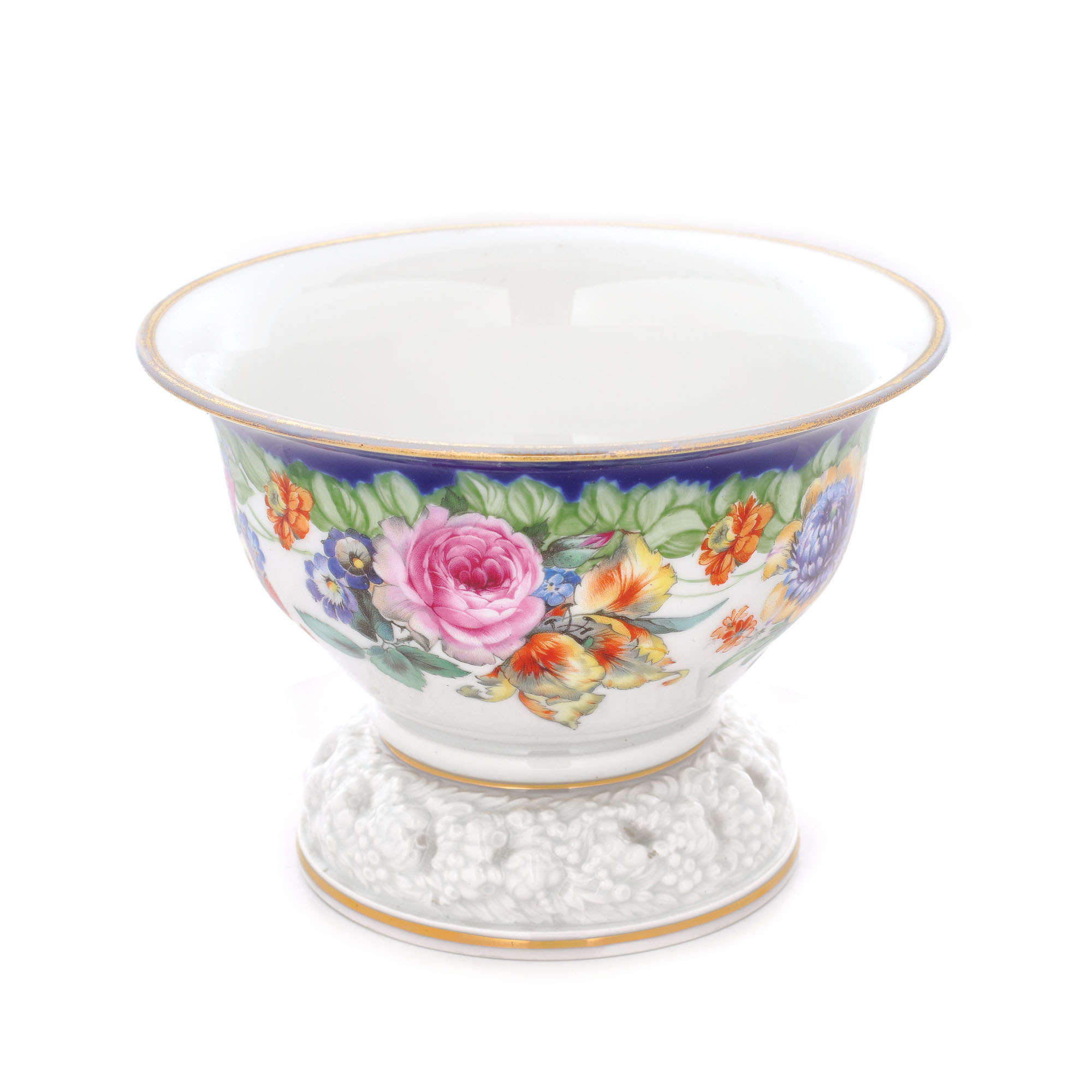Vas din porțelan, cu design Philip Rosenthal, decor ”Maria”, cca. 1900