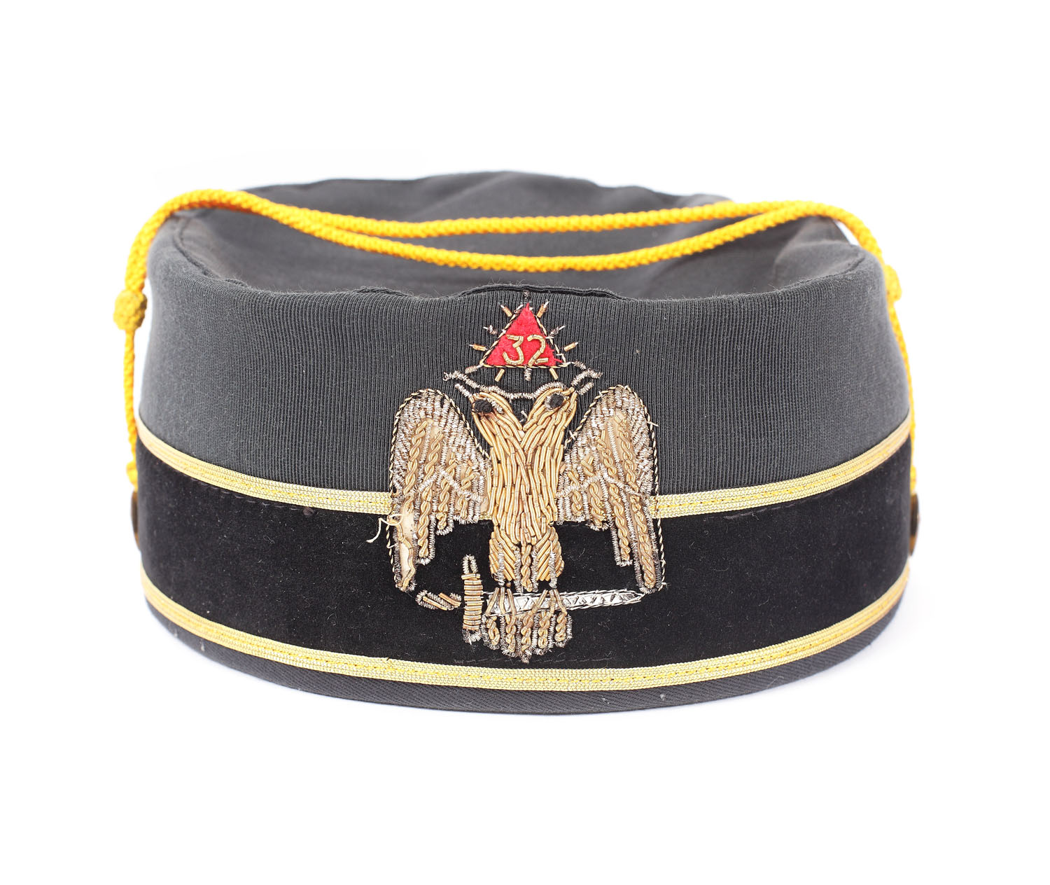 Ceremonial cap of the Ancient and Accepted Scottish Rite, for the 32nd degree, Manila