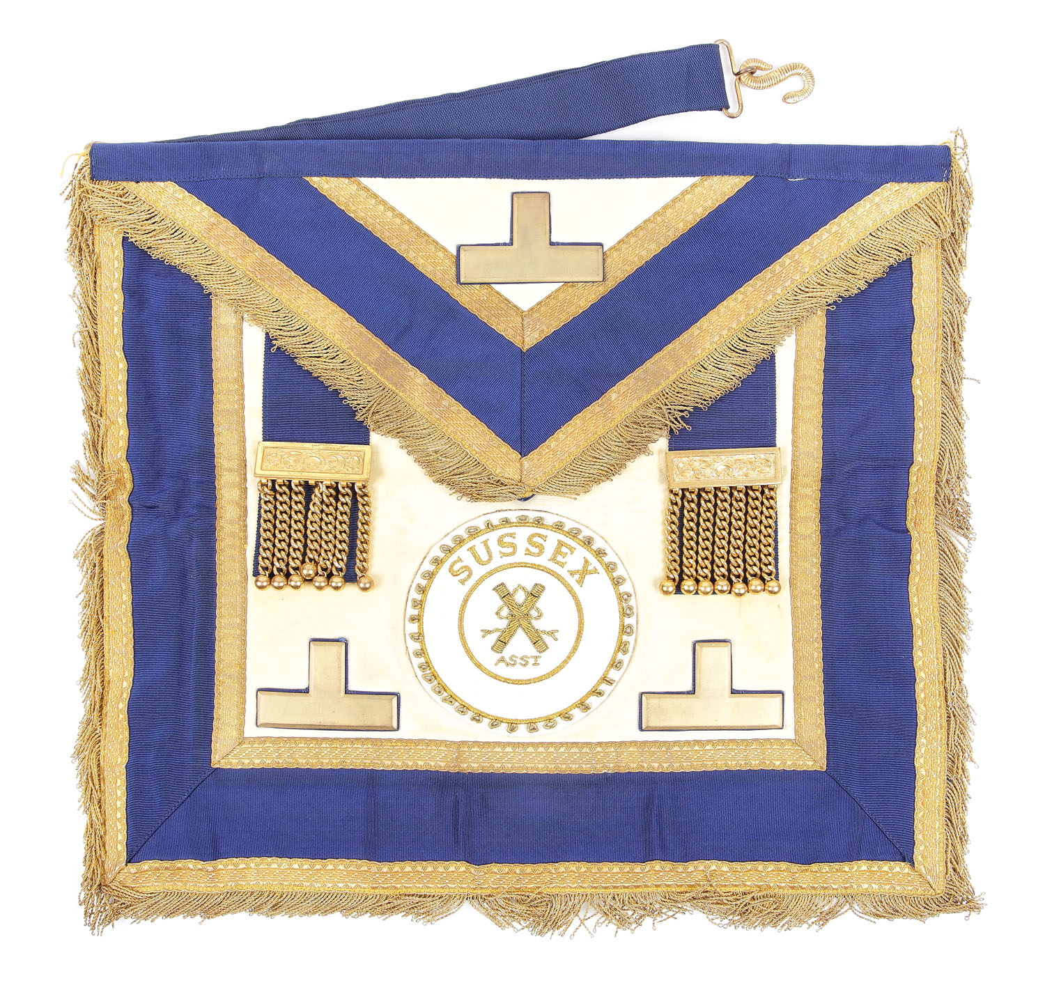 Worshipful Master apron, Sussex