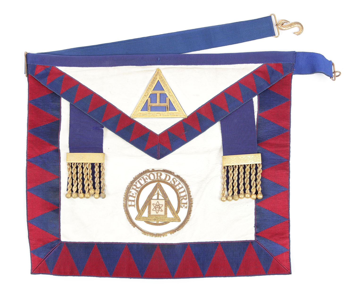 Şorț masonic de maestru al ritului de York, Hertfordshire