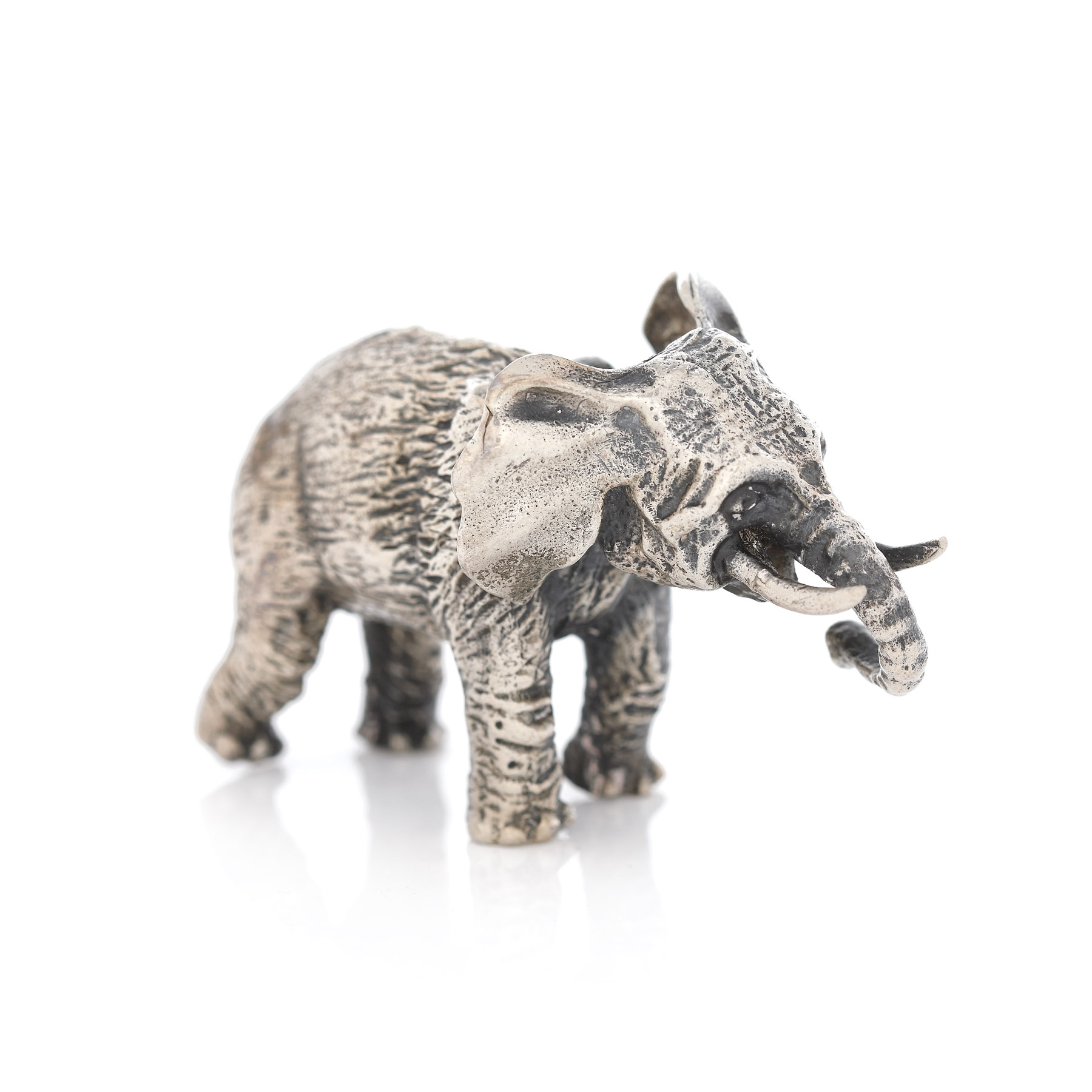 Miniatură din argint, reprezentând un elefant