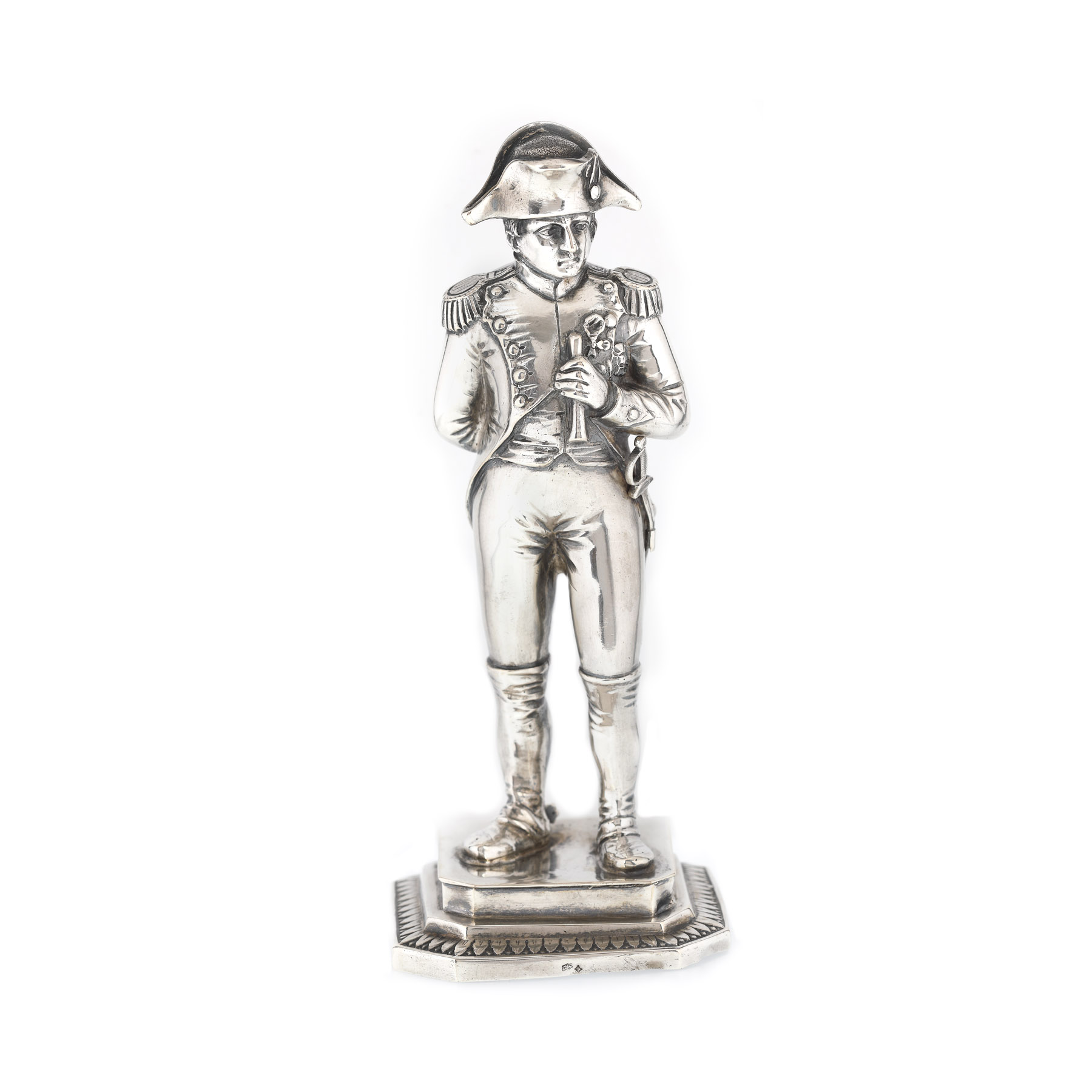 Statuetă din argint, reprezentându-l pe Napoleon Bonaparte, cca. 1900
