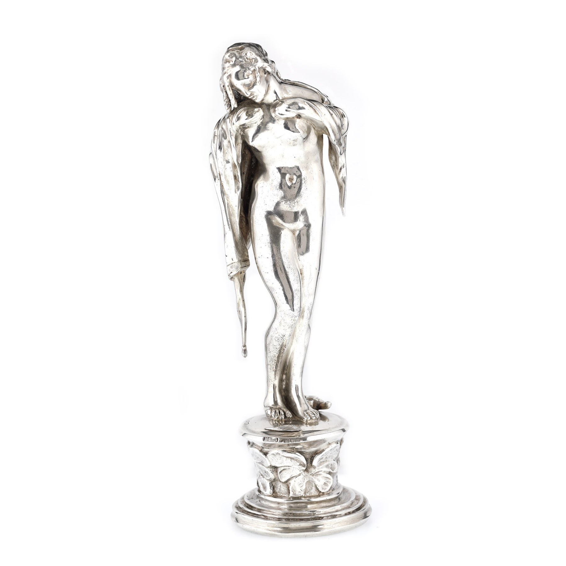 Statuetă din argint, reprezentând o naiadă, 1907