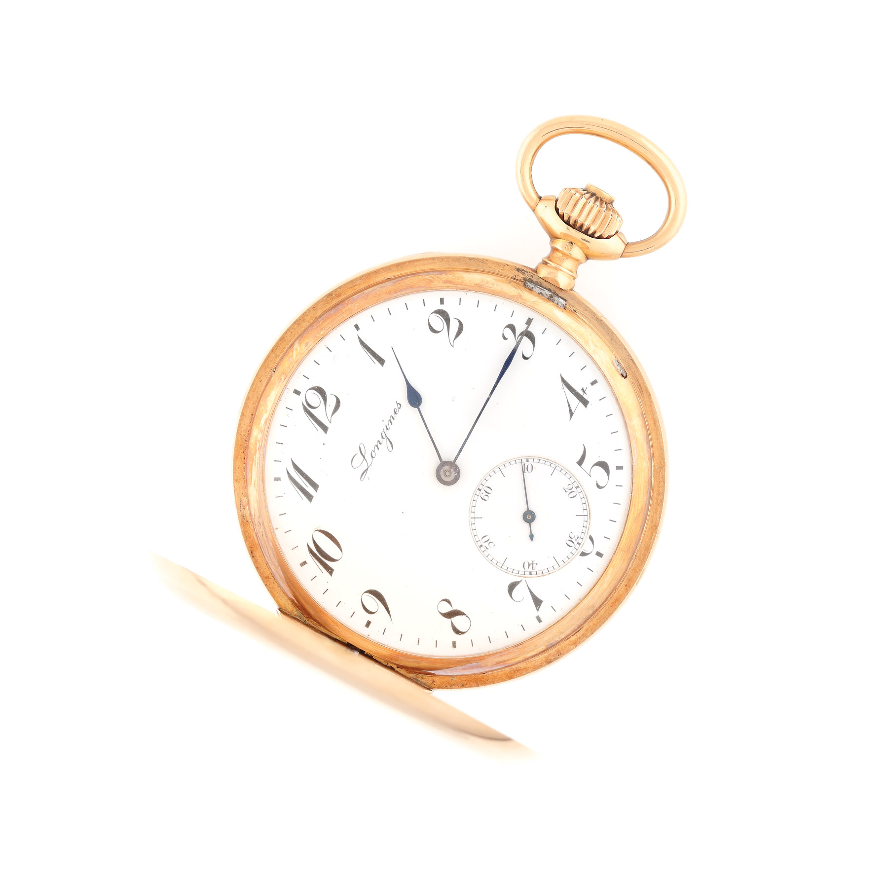 Ceas Longines, de aur, de buzunar, cca. 1940
