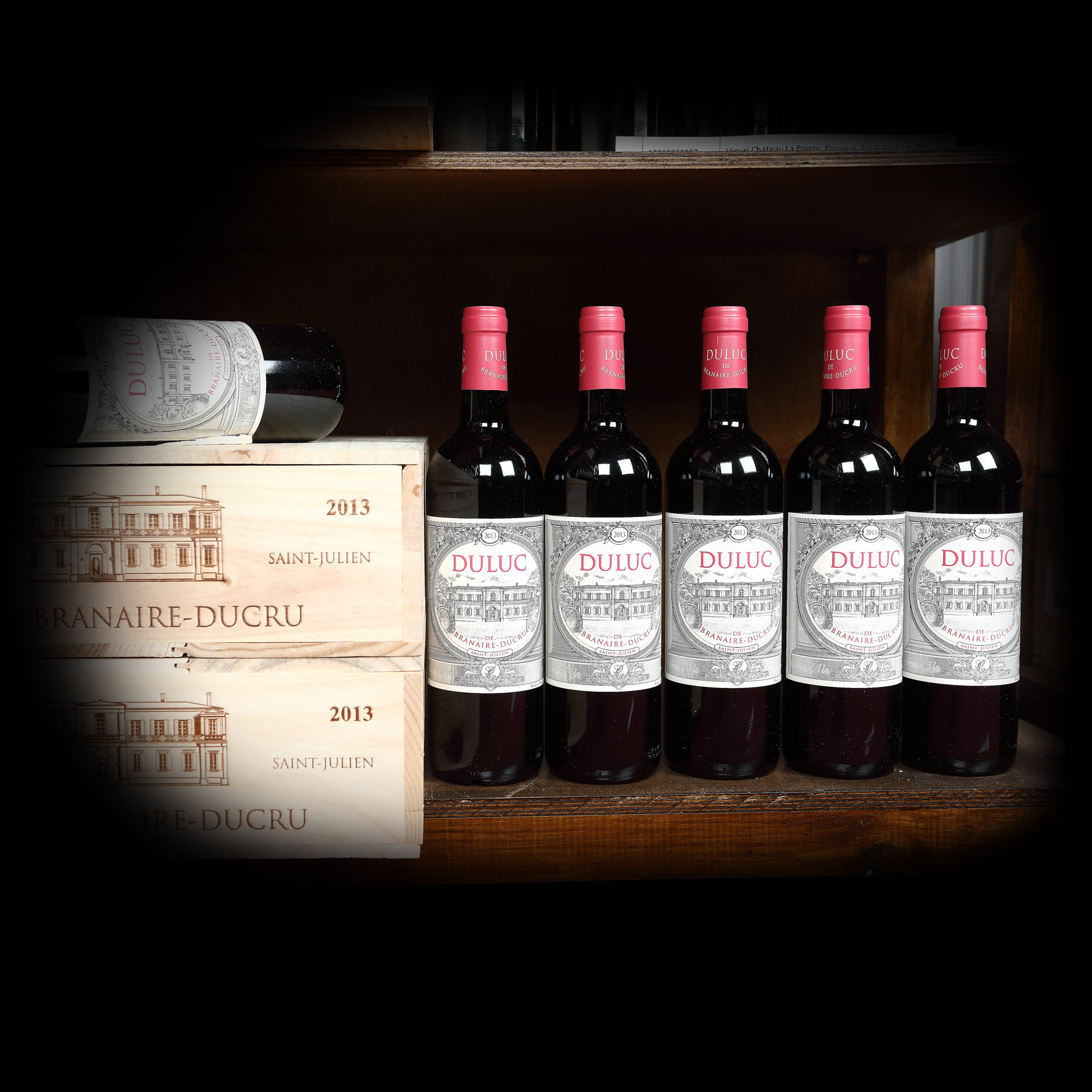 Lot format din 12 vinuri Duluc de Branaire Ducru, Saint-Julien, 2013, 12st x 0,75l