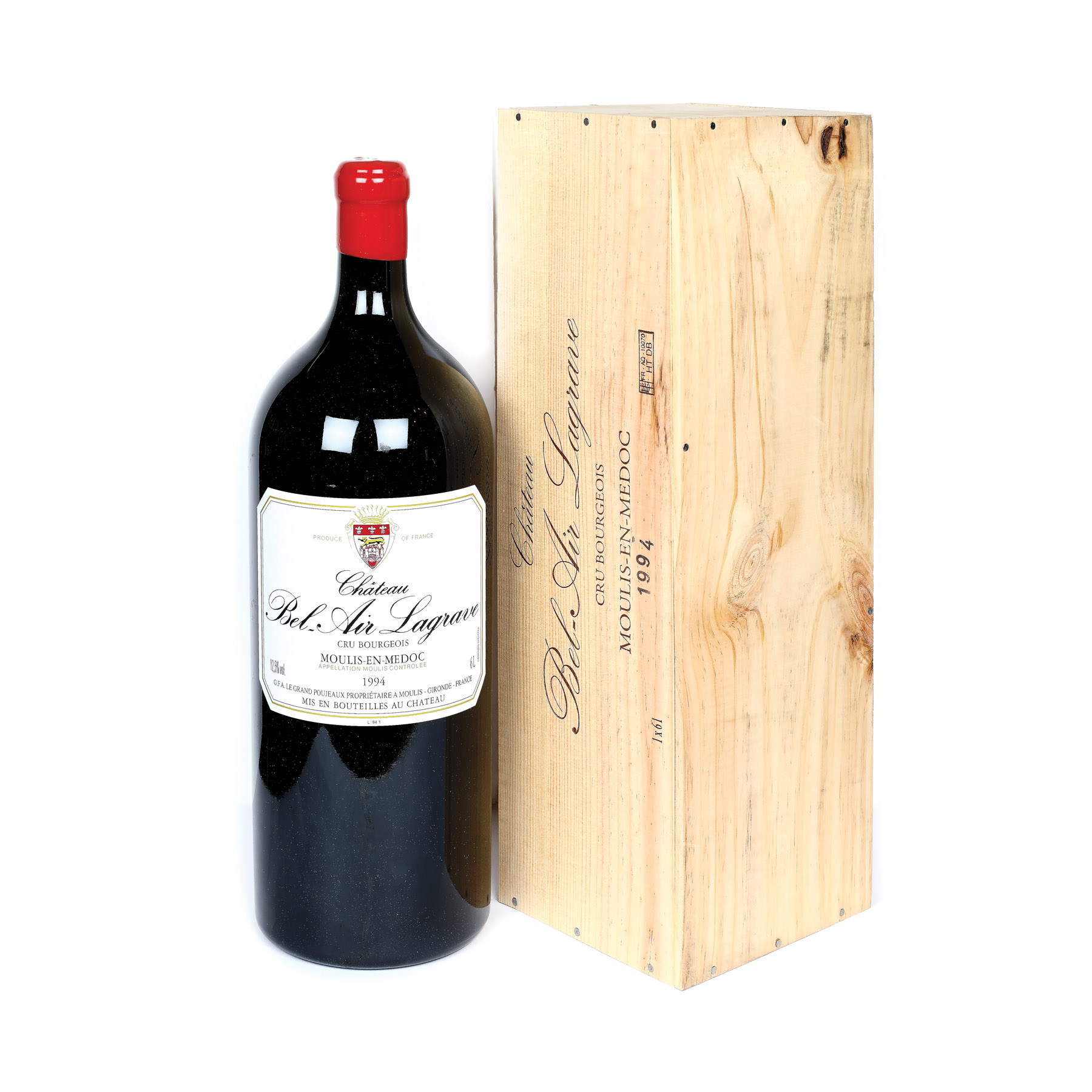 Château Bel Air Lagrave, Médoc, 1994, 1st x 6l