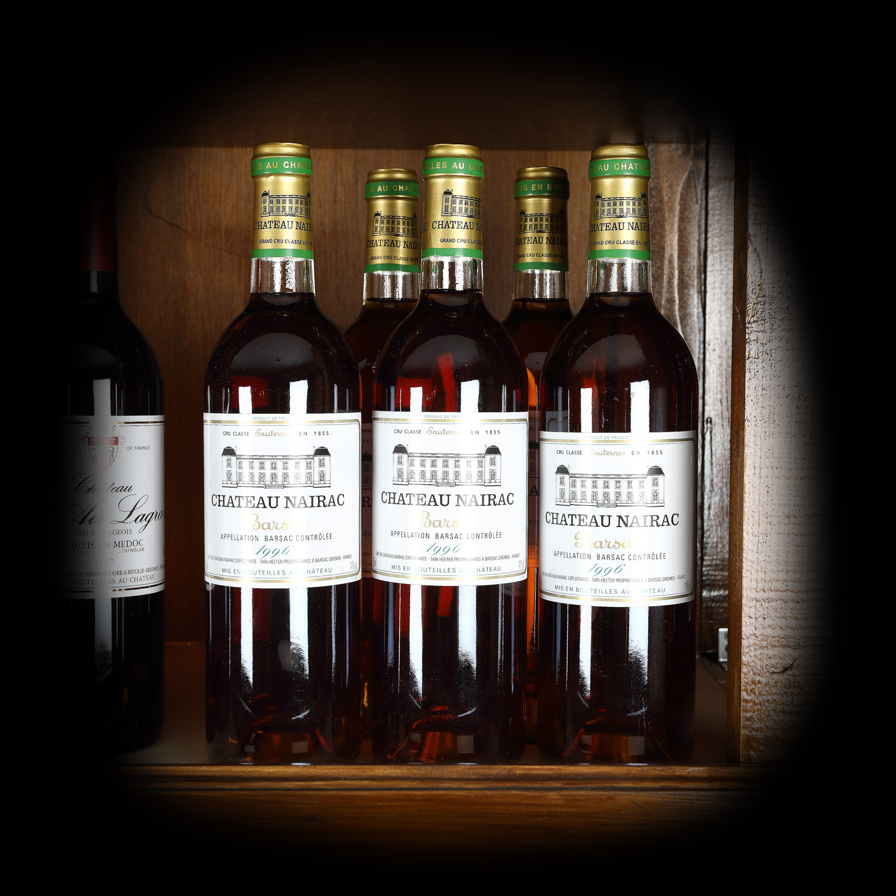 Lot de 5 vinuri Château Nairac, Barsac, 1996, 5st x 0,75l 