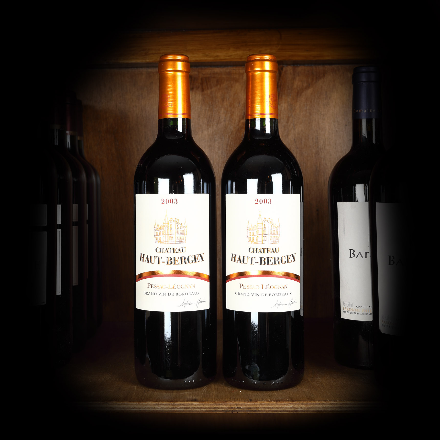 Vinuri Château Haut-Bergey, Pessac-Léognan, 2003, 2st x 0,75l 