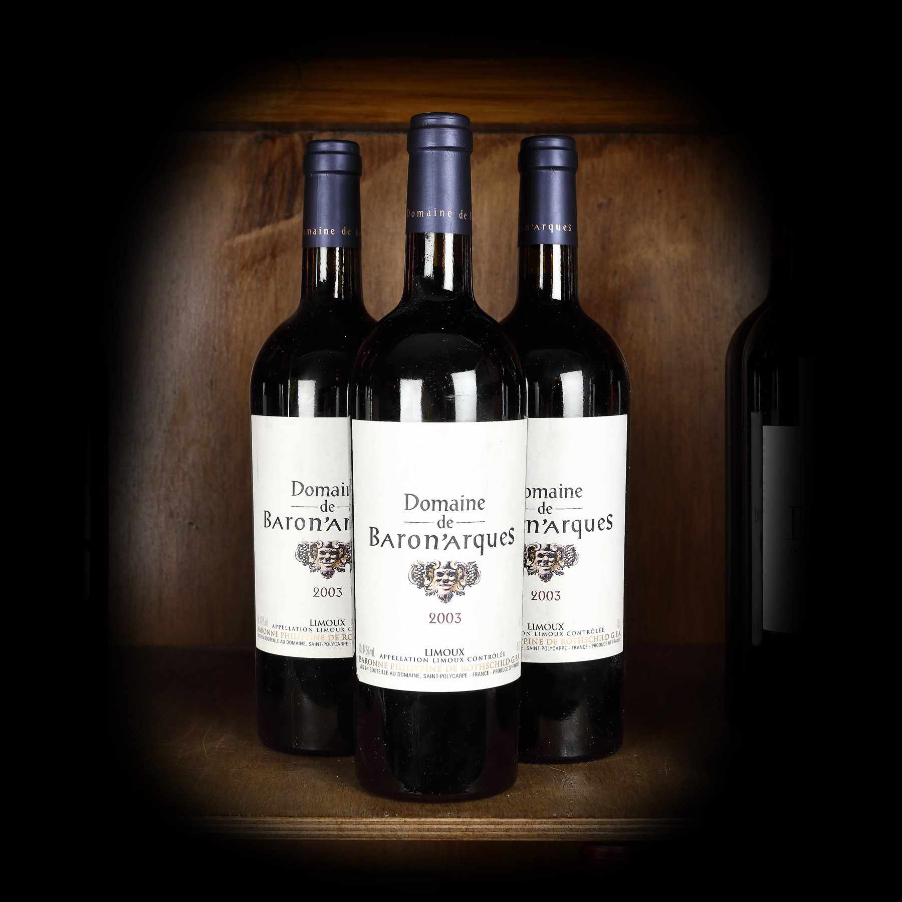 Vinuri Domaine de Baron'Arques, Limoux, 2003, 3st x 0,75l