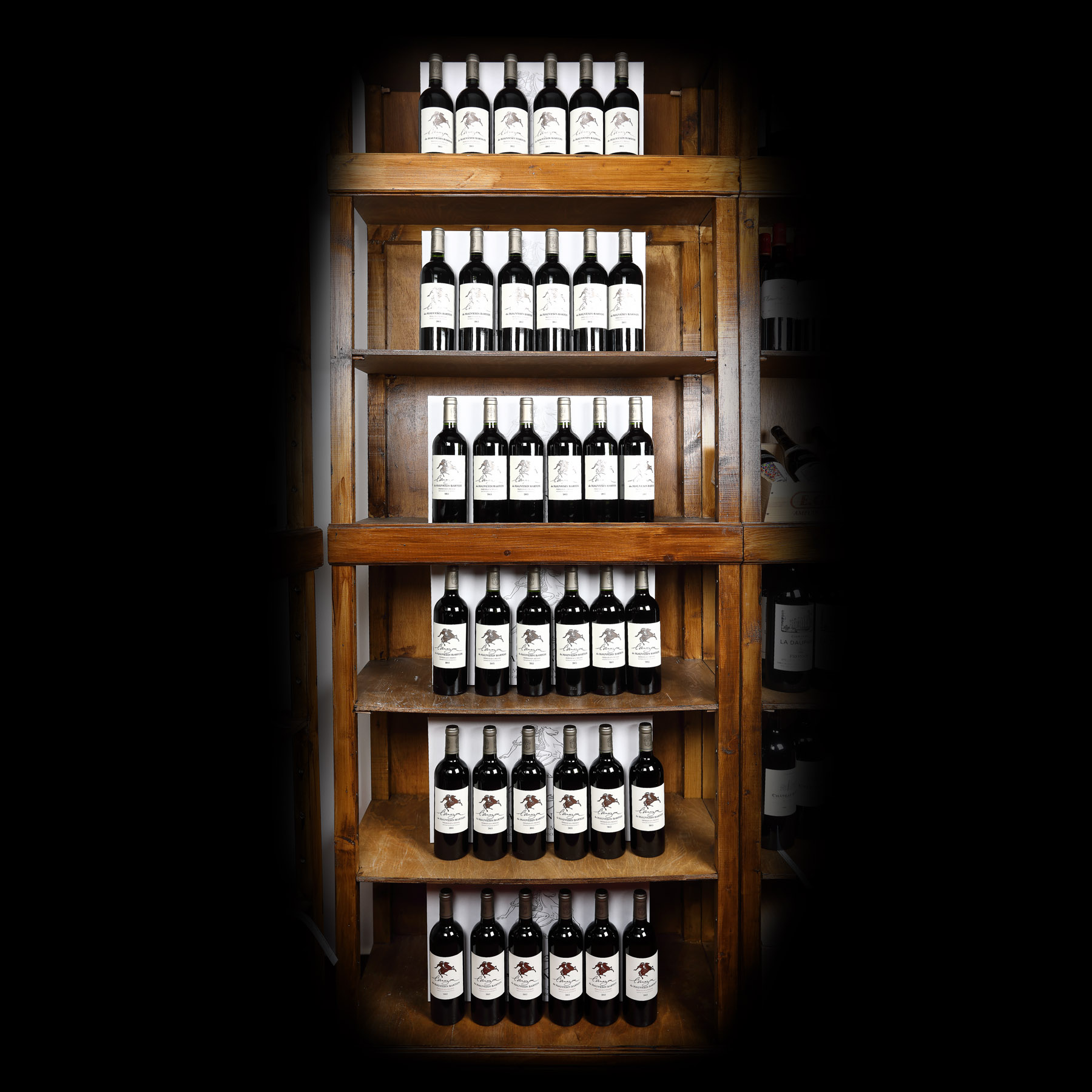 Lot impresionant de 120 de vinuri Amazone de Mauvesin Barton, Médoc, 2013, 120st x 0,75l