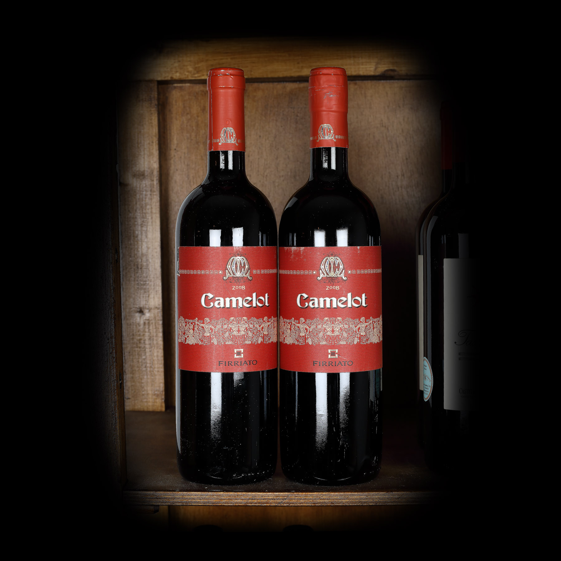 Lot de vinuri Camelot, Firriato, Sicilia, 2008, 2st x 0,75l