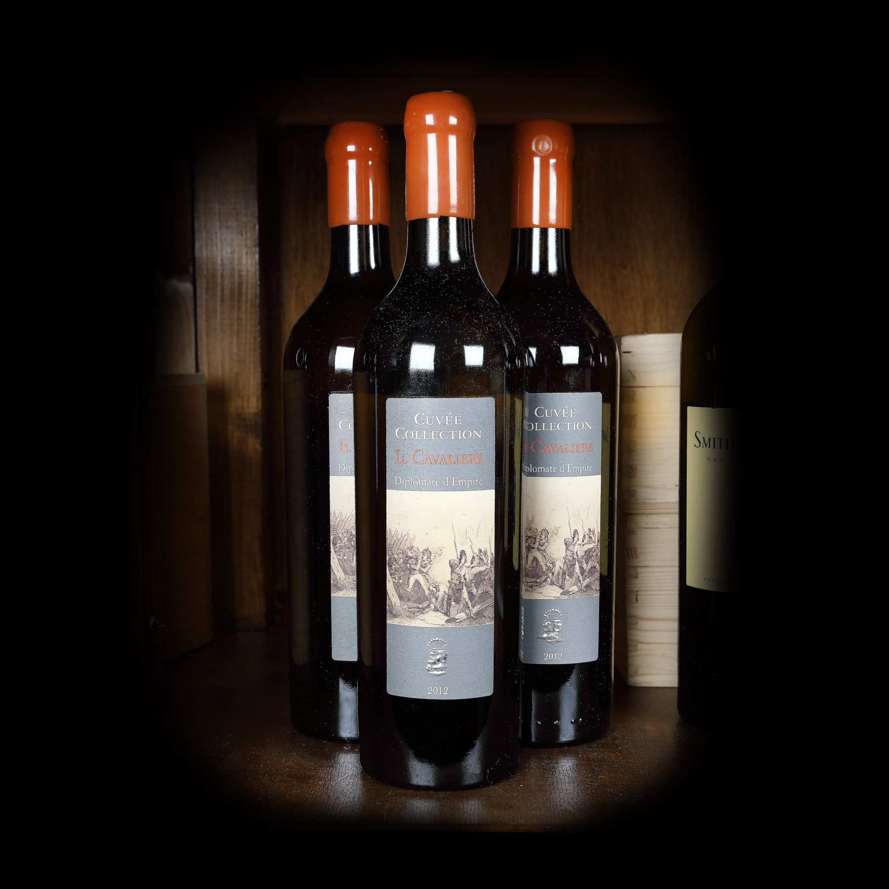 Vinuri Domaine Comte Abbatucci Cuvee Collection 'Il Cavaliere Diplomate d'Empire' Ajaccio, Corsica, 2012, 3st x 0,75l 