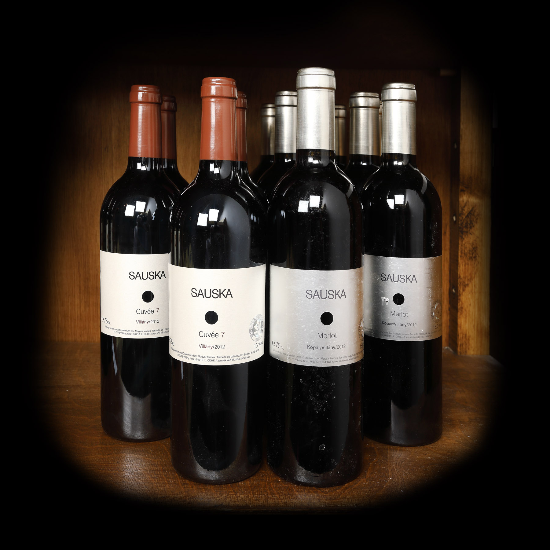 Lot de vinuri ungurești, Crama Sauska, Villany, 2012, 14st x 0,75l