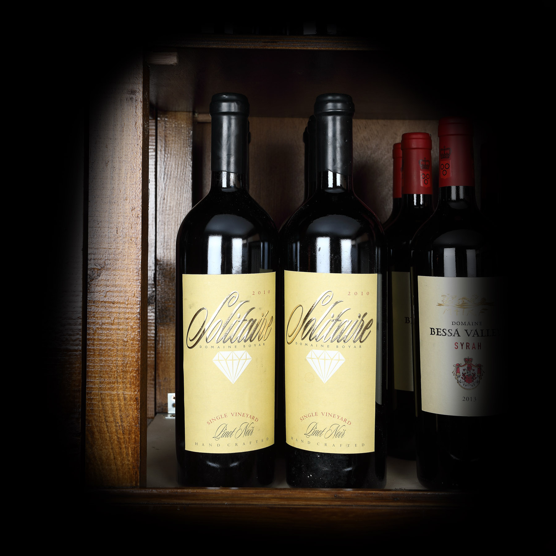 2010 Red Wines from Domaine Boyar Solitaire, Pinot Noir, Bulgaria, 6 bottles x 0,75l