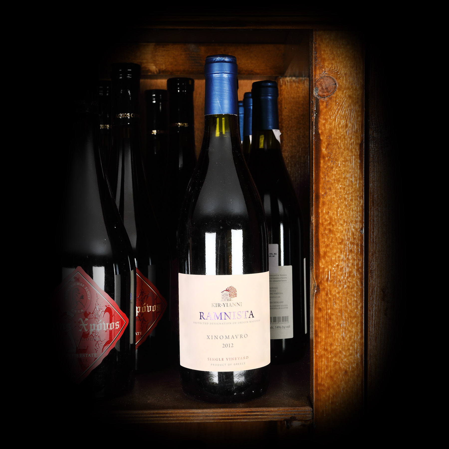 Lot de vinuri roșii din Xinomavro, Kir Yanni Estate Ramnista, Grecia, 2012, 5st x 0,75l