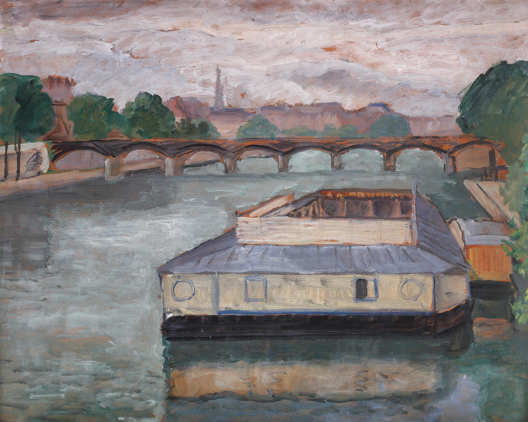 Debarcader pe Sena (spre Pont des Arts)