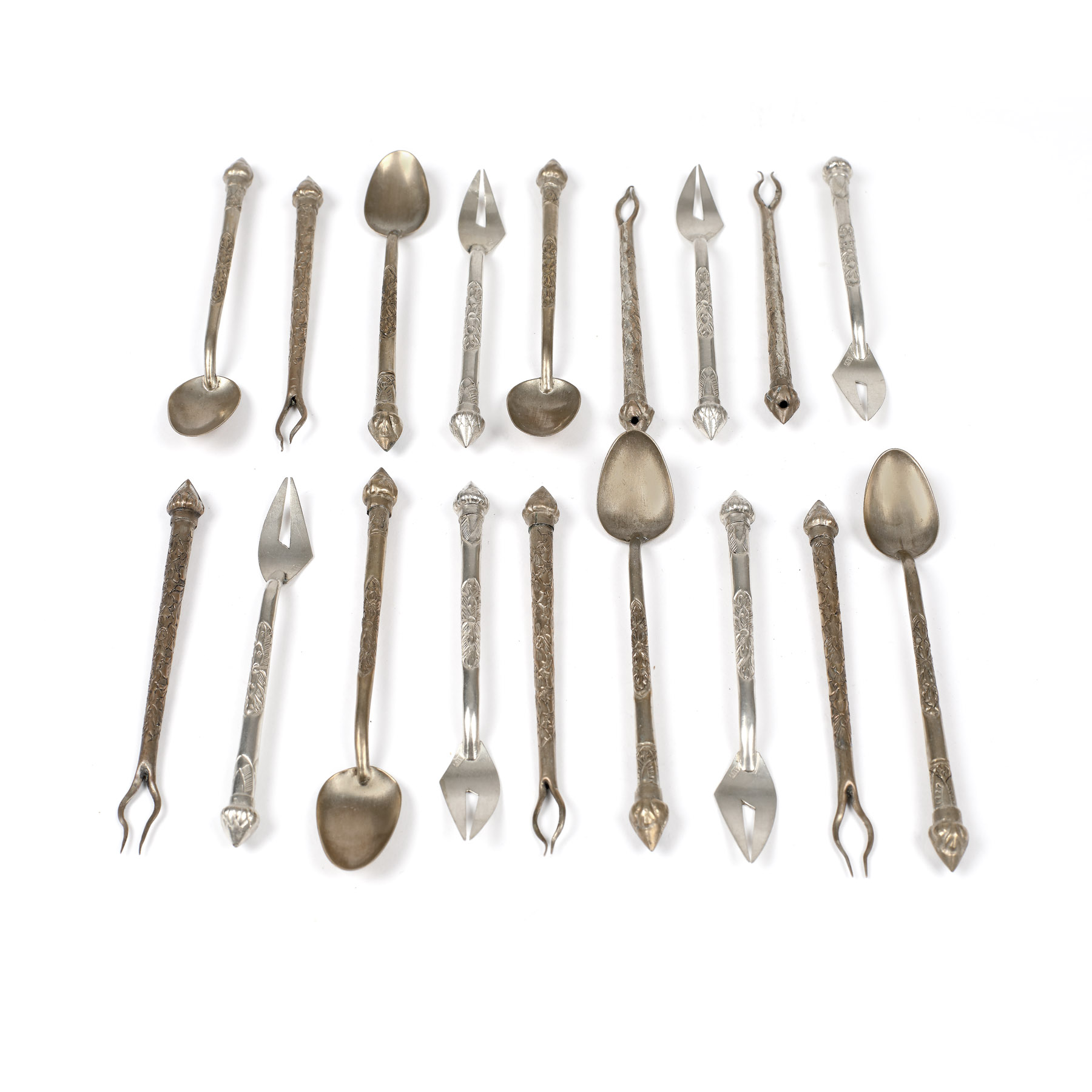 Set de tacâmuri pentru fructe de mare, cca. 1850