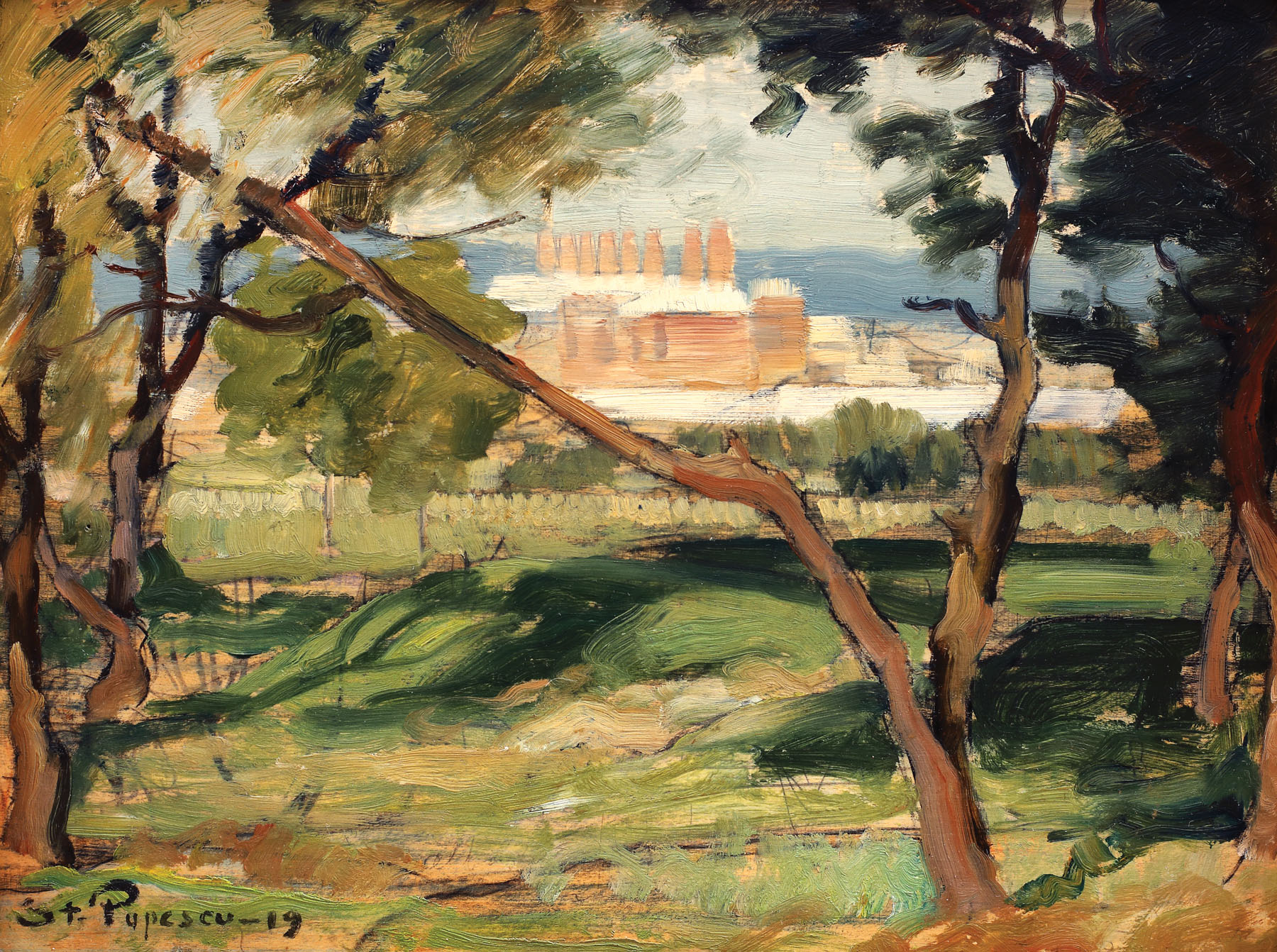 Landscape with hammam