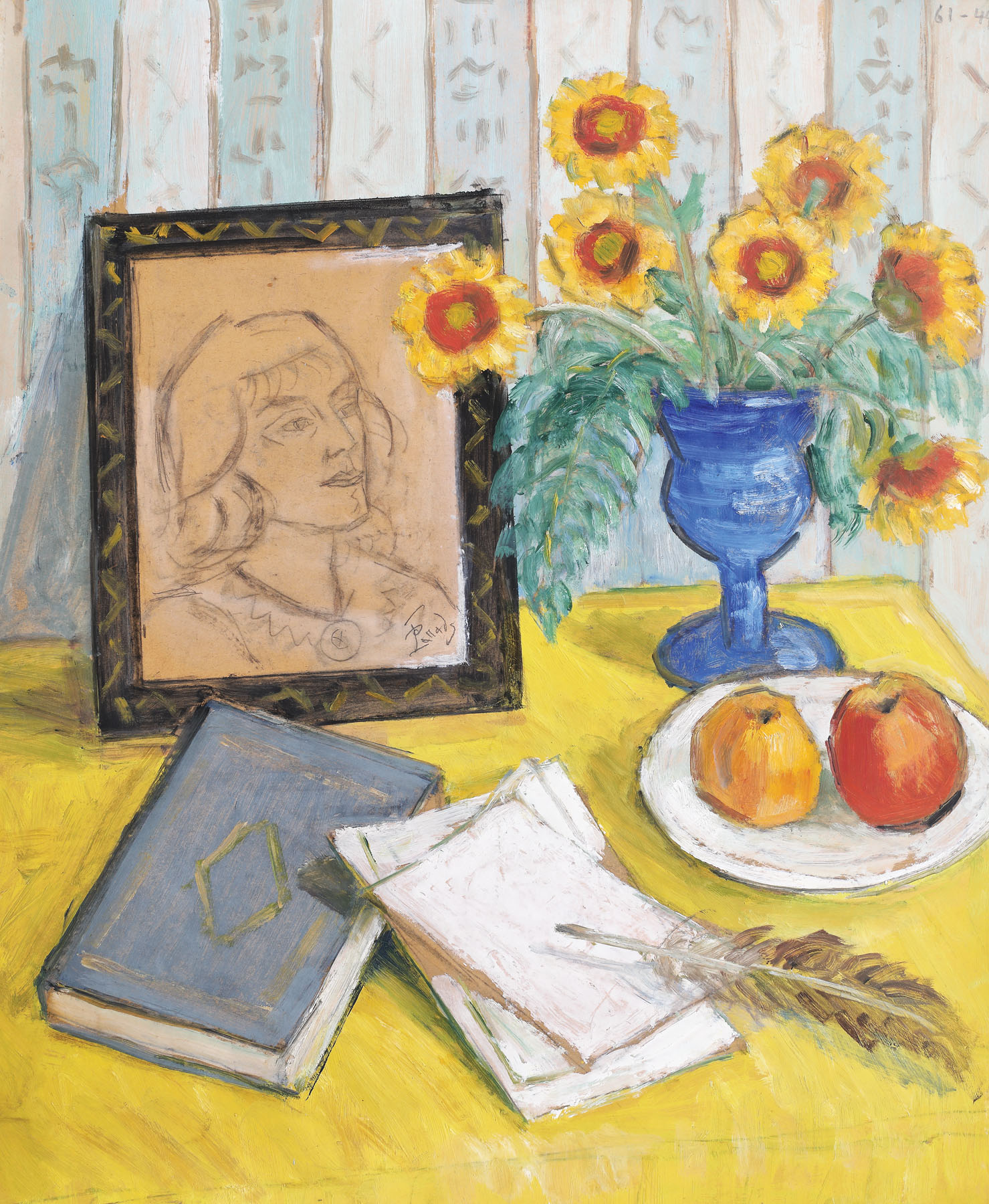 Still life with love letter (Hommage to Yvonne Cousin)