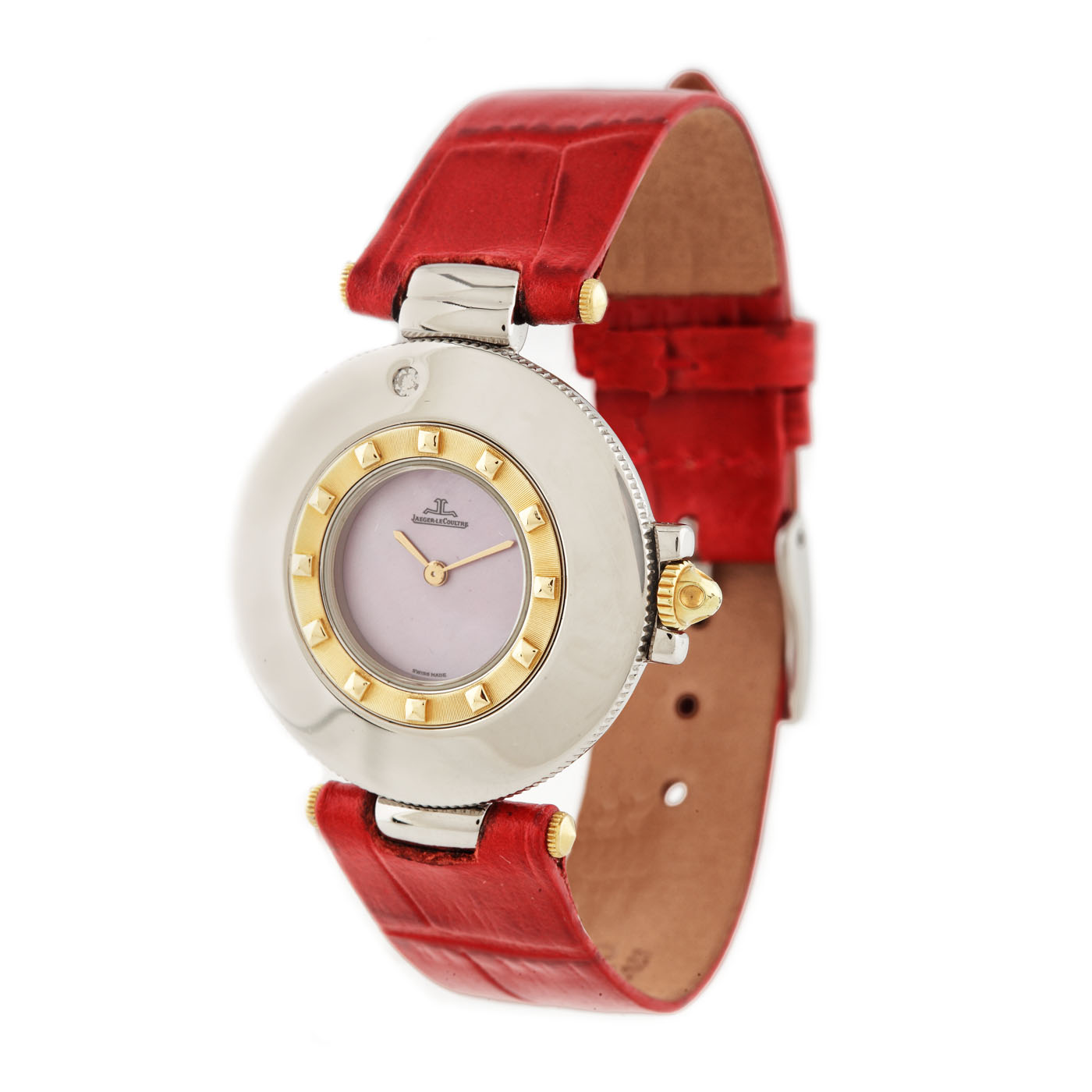 Ceas Jaeger-LeCoultre Rendez-vous, de mână, de damă, ornat cu diamant