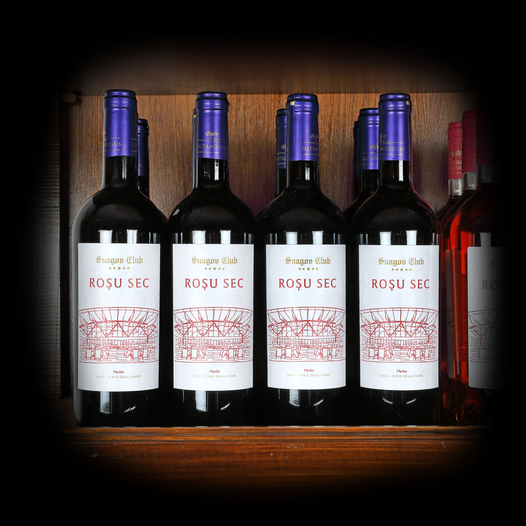 Snagov Club vin roșu, 12st x 0,75l   