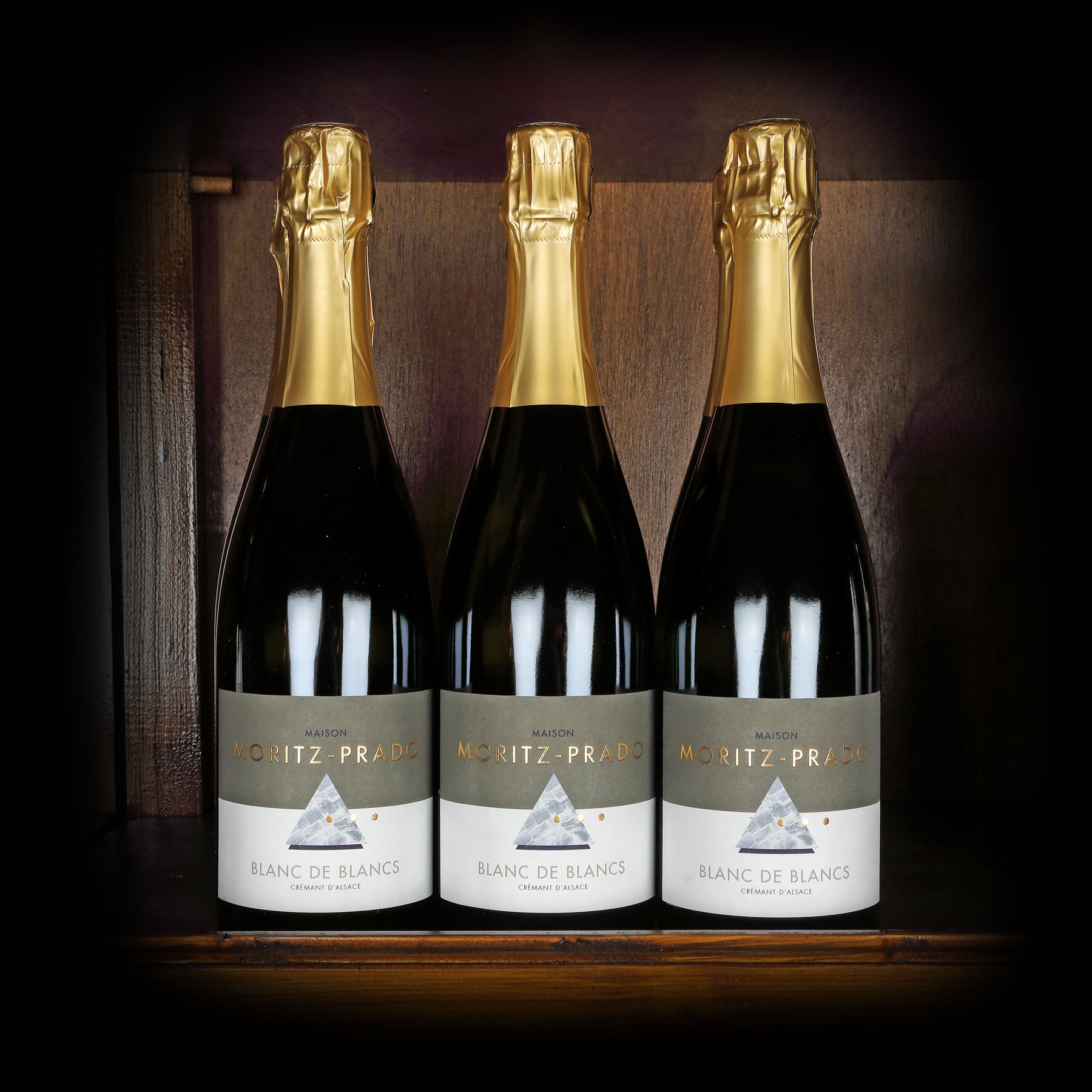 Crémant d'Alsace, Blanc de Blancs Moritz Prado, 6st x 0,75l