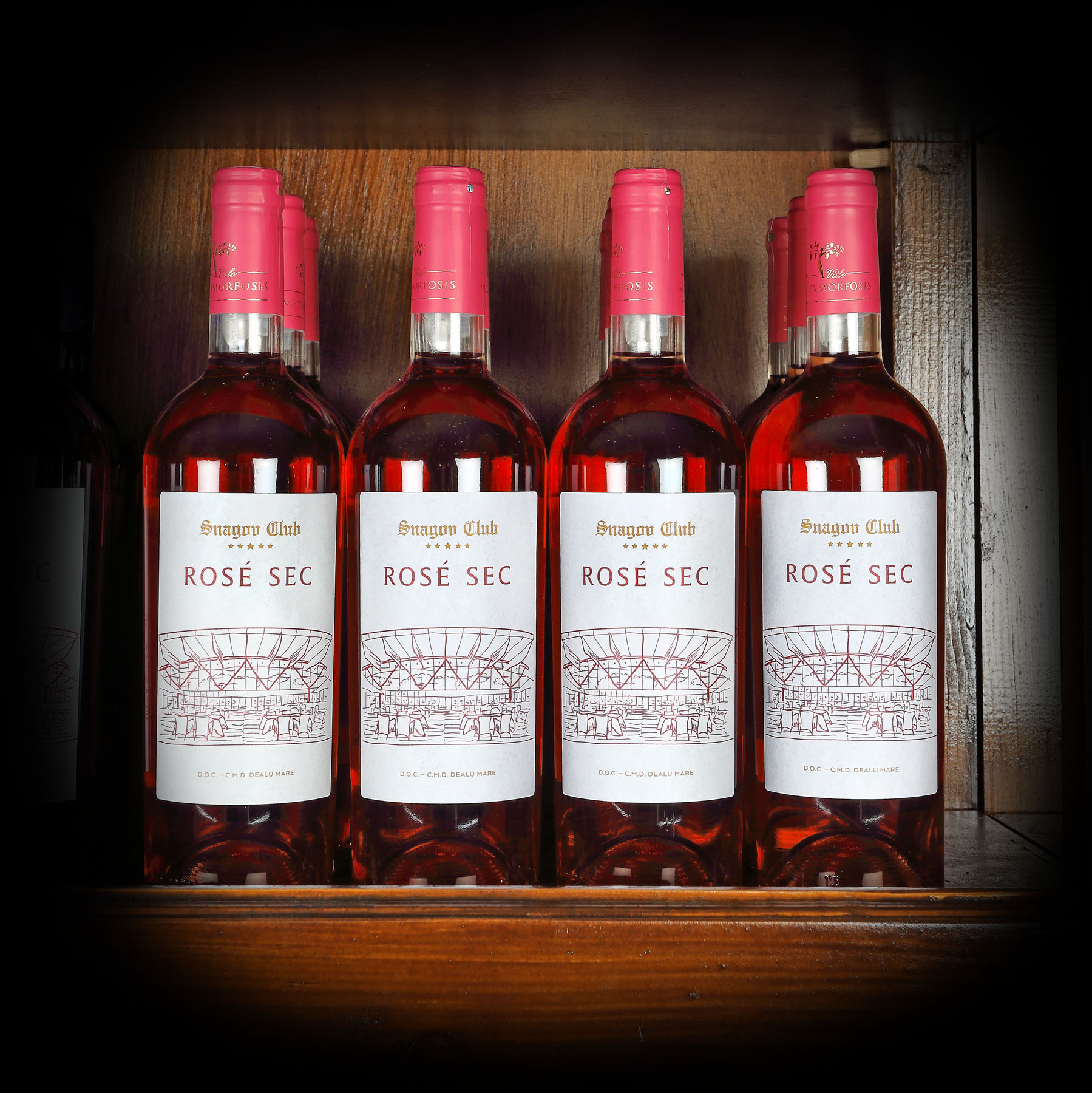 Snagov Club rosé, 12st x 0,75l