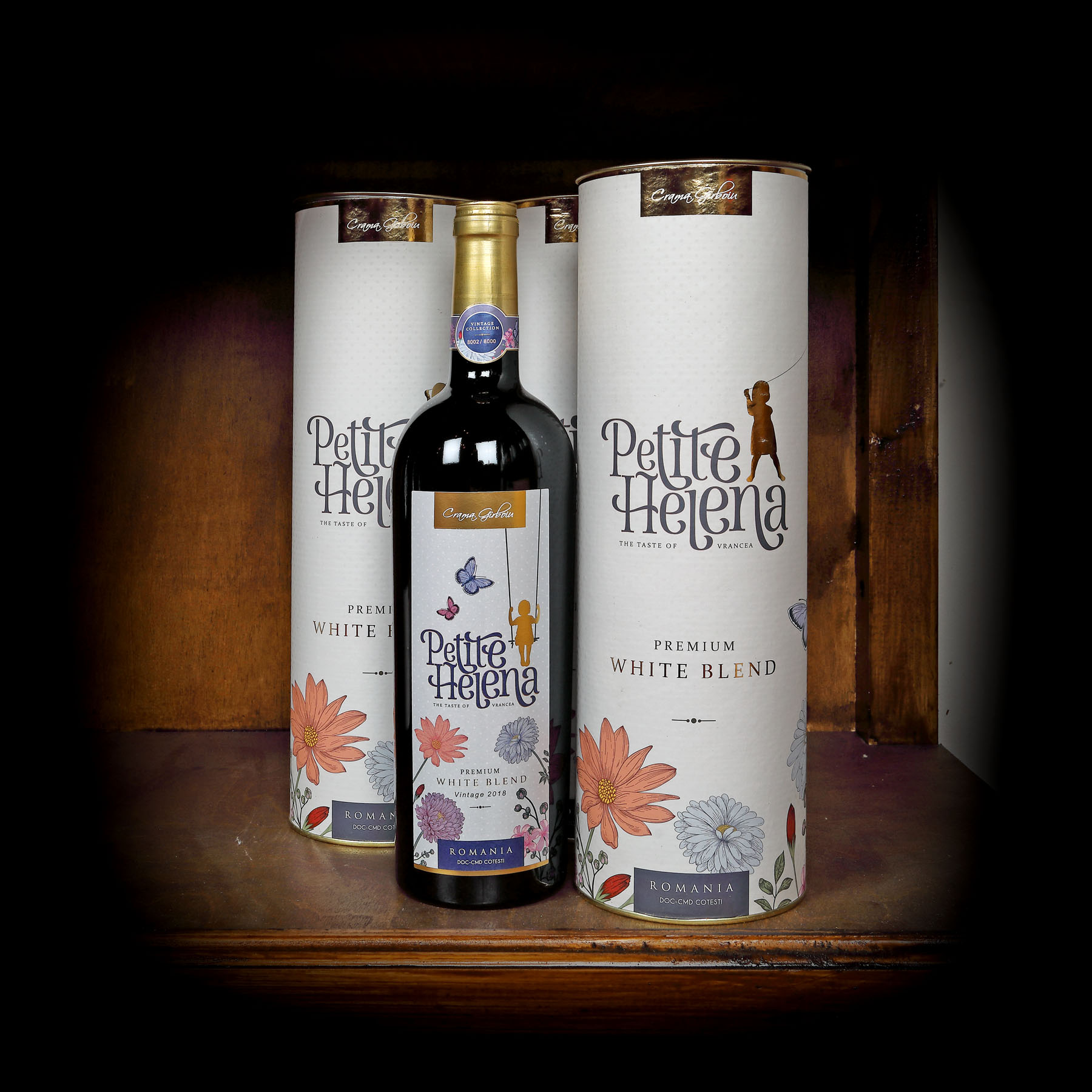 Lot de vinuri Petite Helena, Crama Gîrboiu, 2018, 3st x 0,75l 