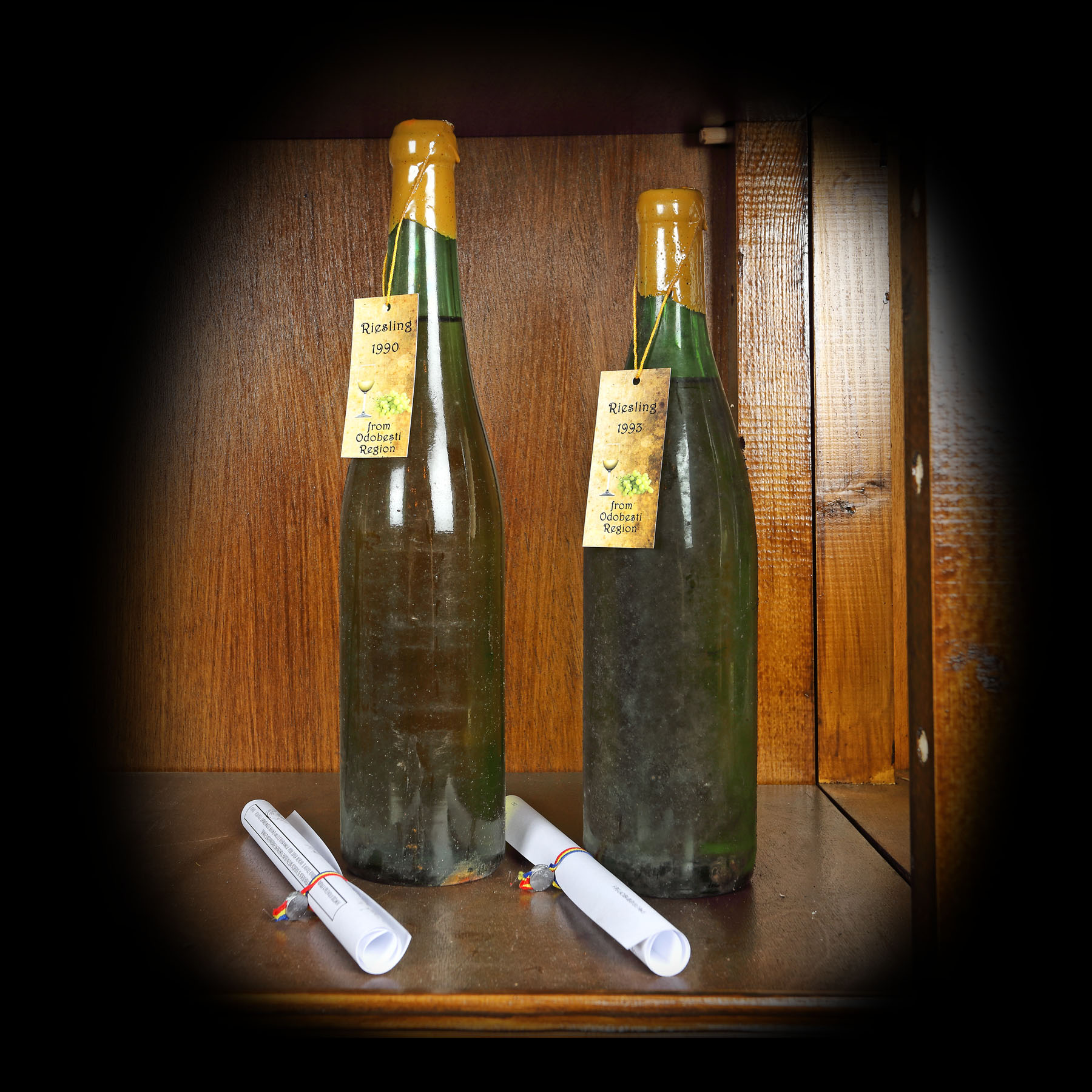 Riesling de vinotecă, Odobești, anii '90, 2st x 0,75l