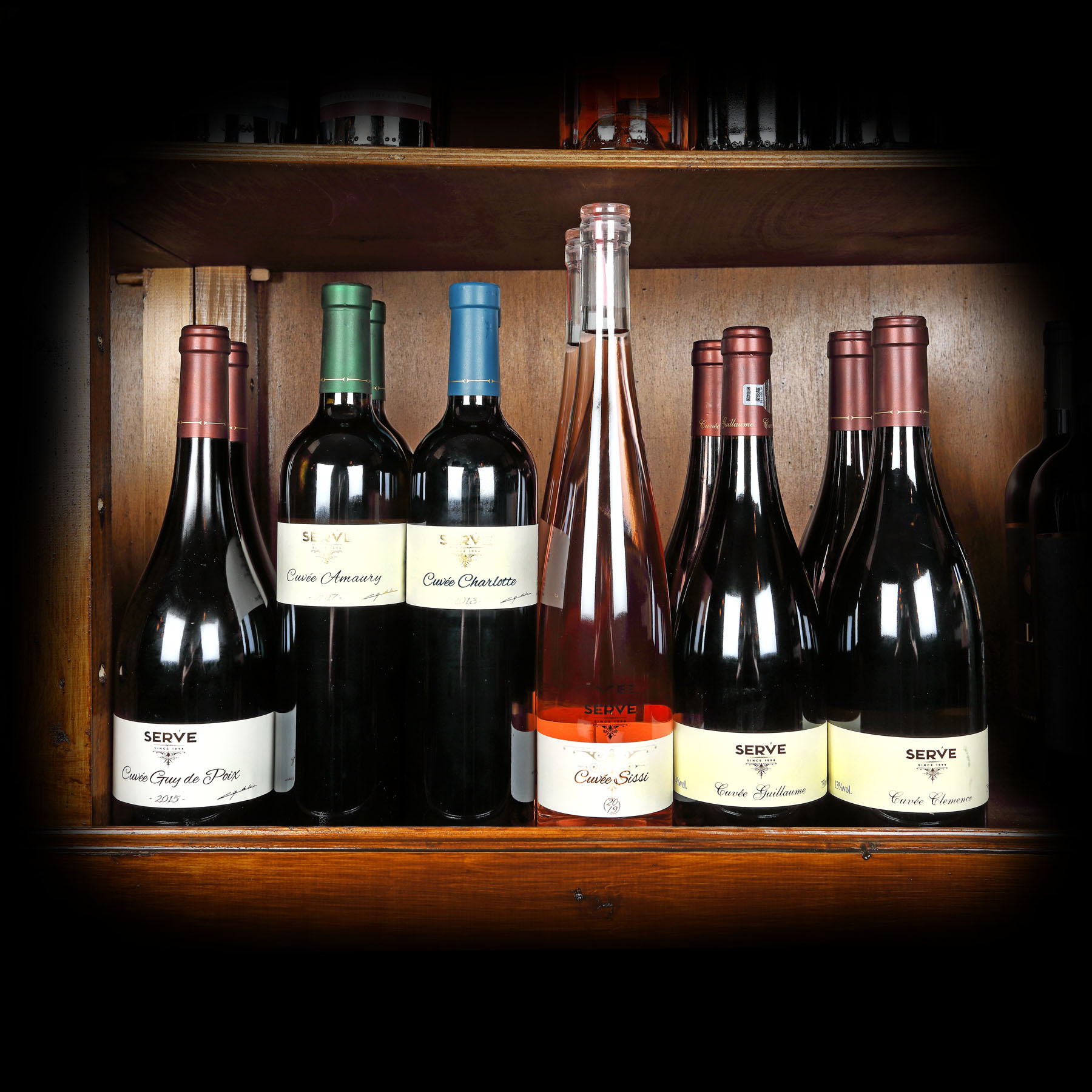 Lot format din 12 vinuri din gama Cuvee, Serve, Dealu Mare, 2012-2019, 12st x 0,75l