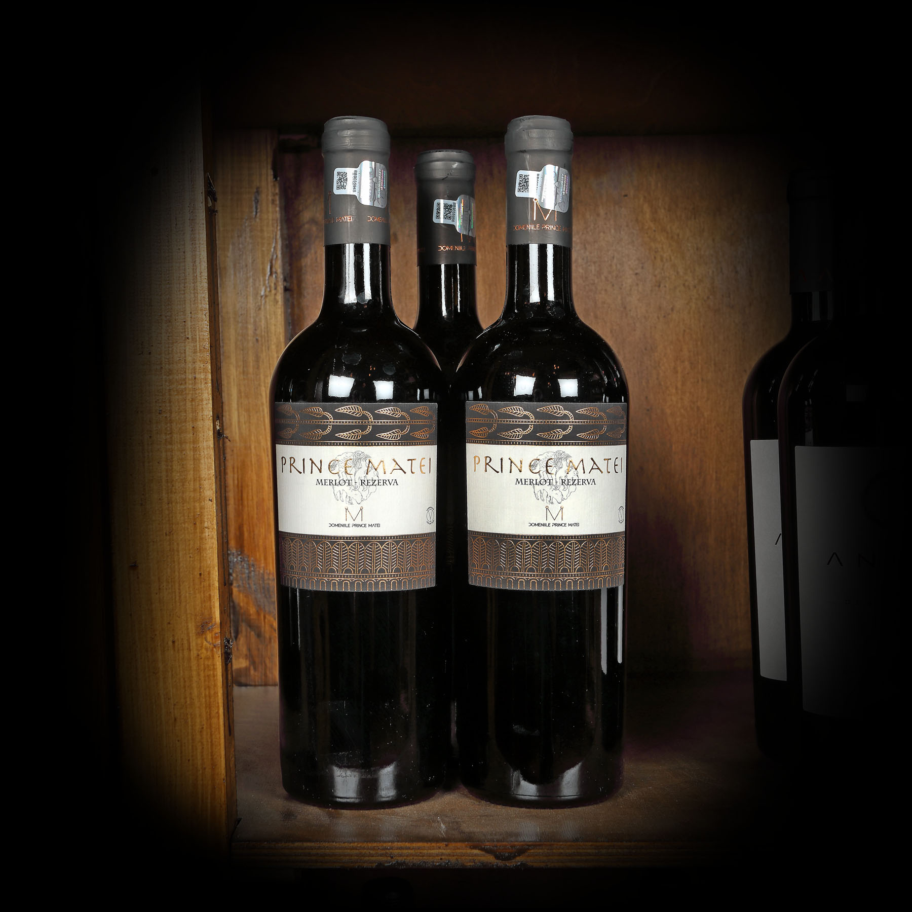 Lot de vinuri Prince Matei,  Sarica Niculițel, Rezervă 2013, 3st x 0,75l