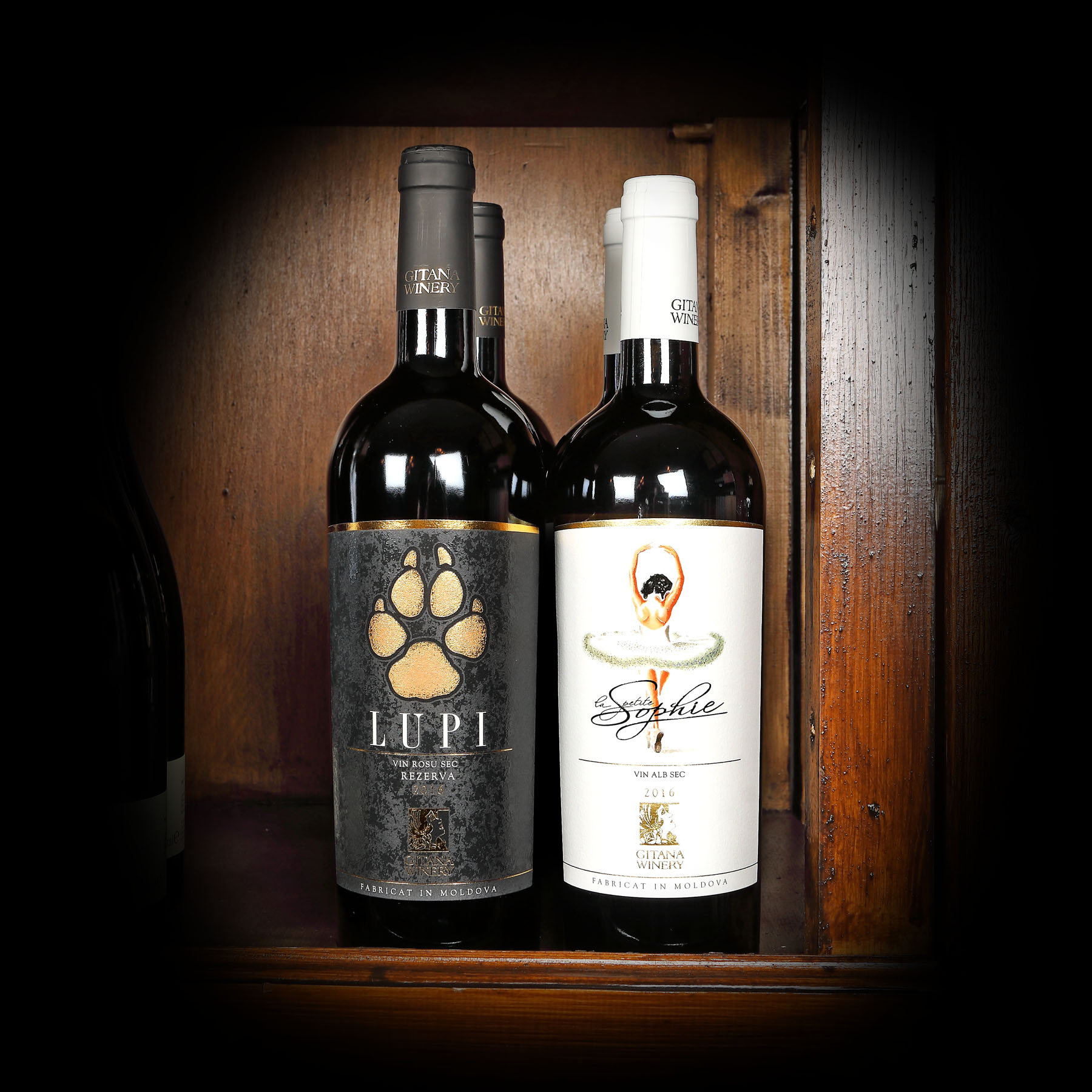 Lot format din cele mai îndrăgite vinuri de la Gitana Winery, Rep. Moldova, 2016, 6st x 0,75l