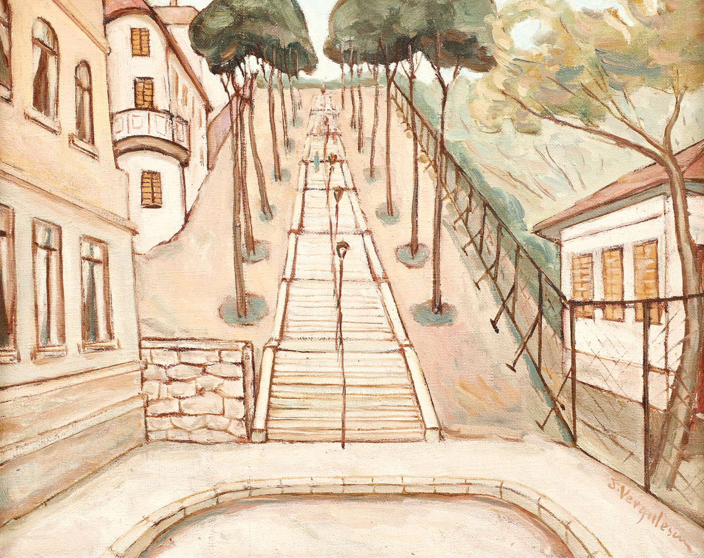 Scări în Montmartre (Piața Suzanne Valadon)