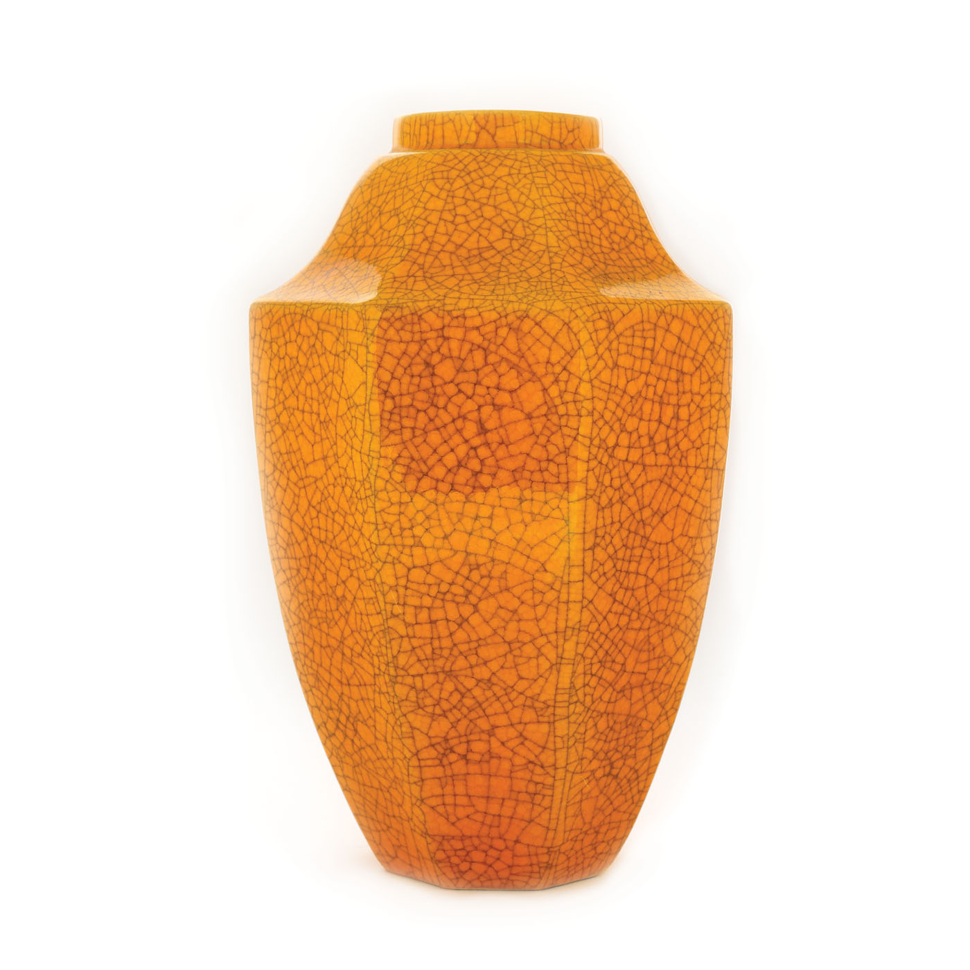 Vas Art Deco, din ceramică, pentru flori, designer Charles Catteau, cca. 1930, provine din colecția Jean-Philippe Guilbert