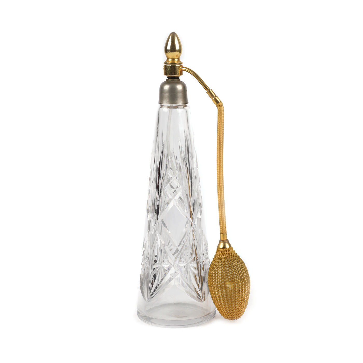 Flacon cu pulverizator, pentru parfum, cca. 1920, provine din colecția Jean-Philippe Guilbert