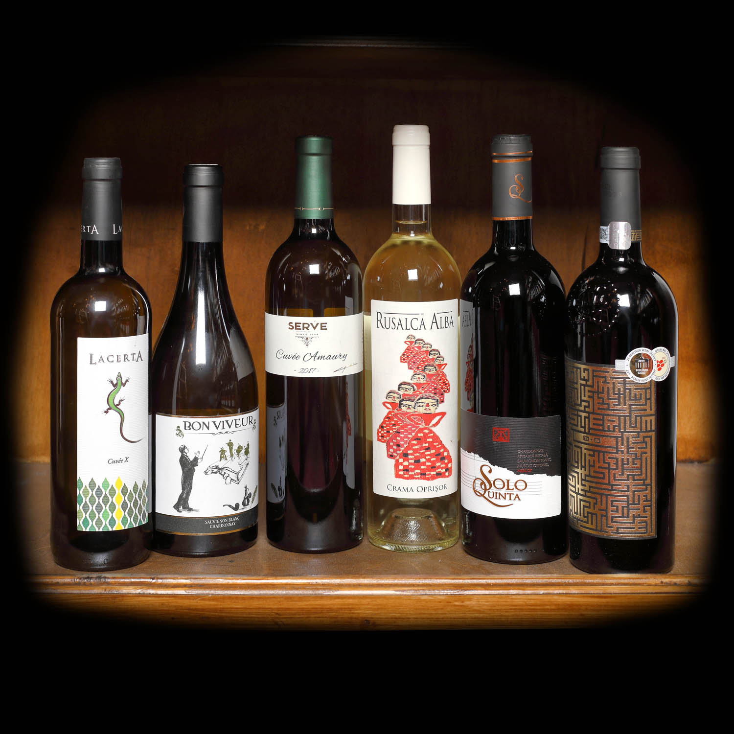 Lot de vinuri albe, asamblaje câștigătoare la "TASTEVIN", 2015-2019, 6st x 0,75l