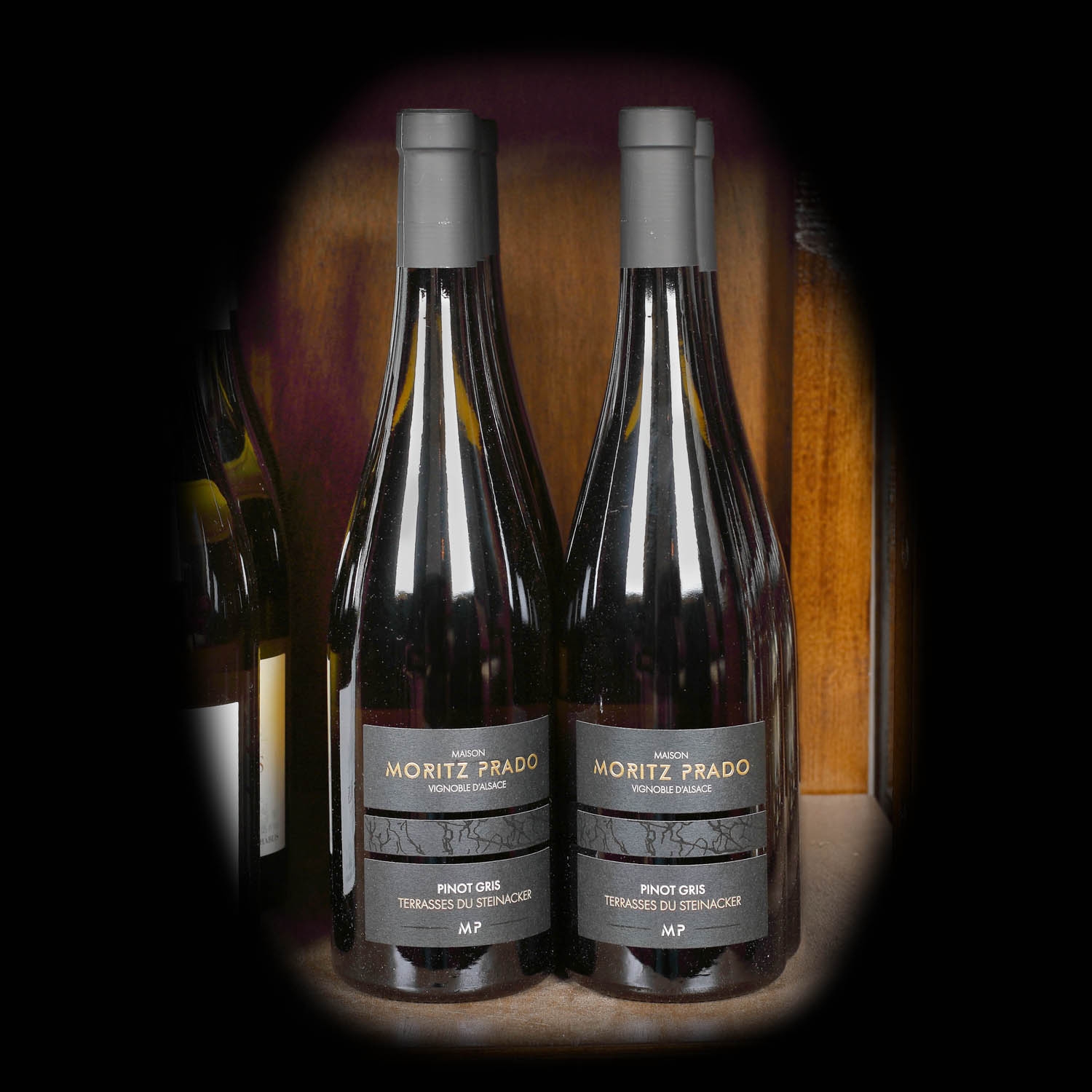 Lot de vinuri albe, Moritz Prado, Pinot Gris,  Terrasses du Steinacker, 2018, 6st x 0,75l 