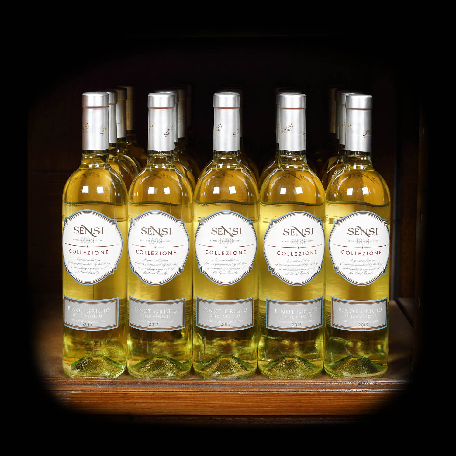 Lot de vinuri albe, Sensi Collezione Pinot Grigio, Venezia, 2015, 24st x 0,75l