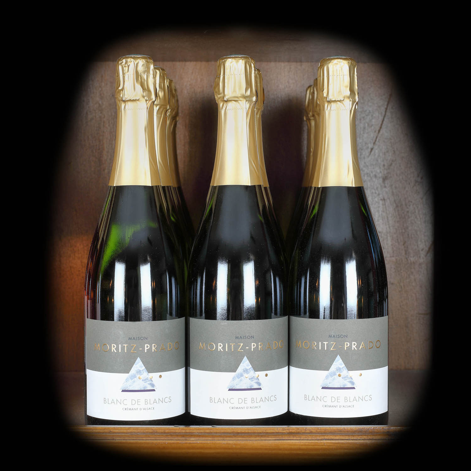 Lot de cremant, Moritz Prado, Blanc de Blanc, AOP Alsace, 12st x 0,75l
