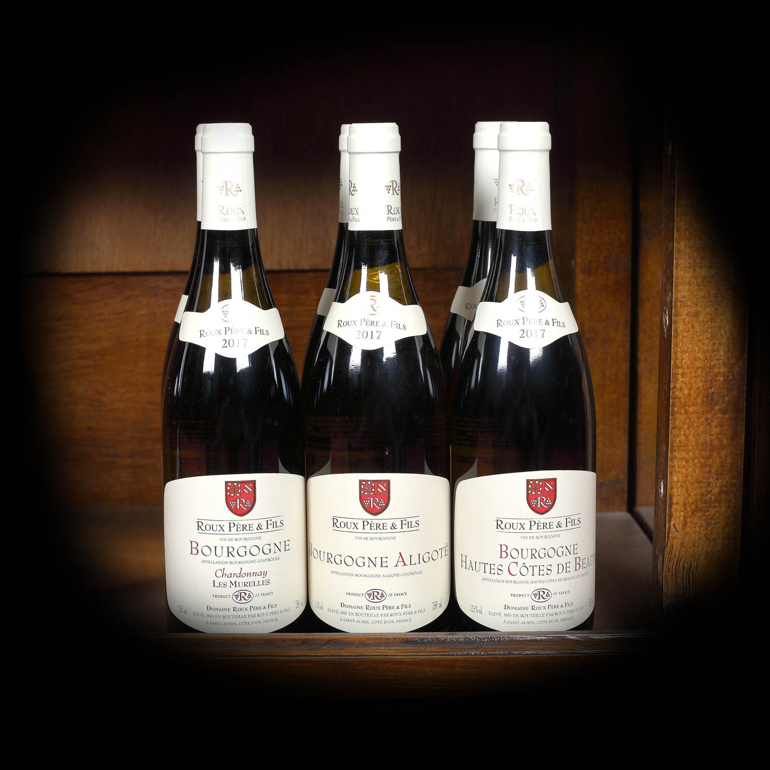 Selecție de vinuri Domaine Roux Père & Fils, Bourgogne, 2017, 6st x 0,75l