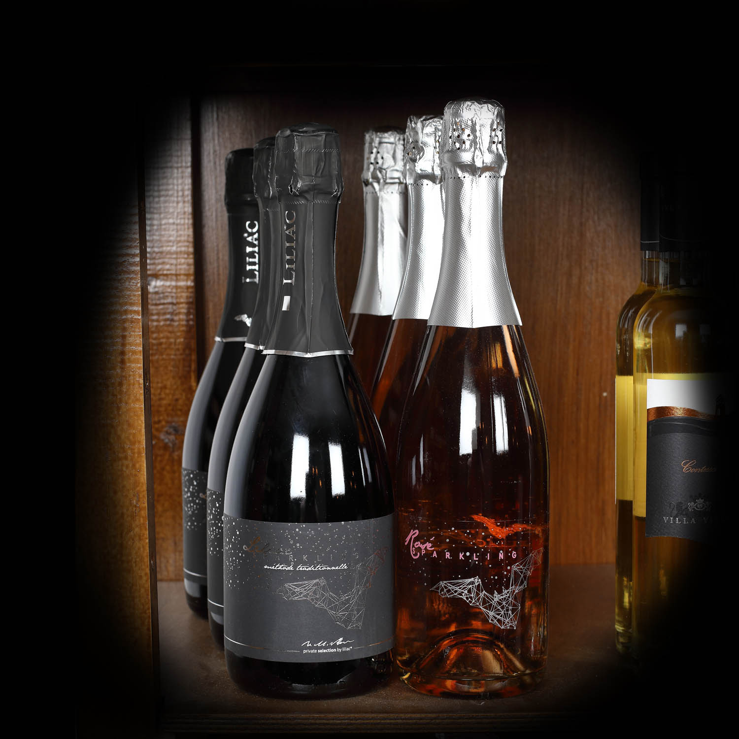 Selecție de vinuri spumante rosé semnate Crama Liliac, metodă traditională, Lechința, 6st x 0,75l