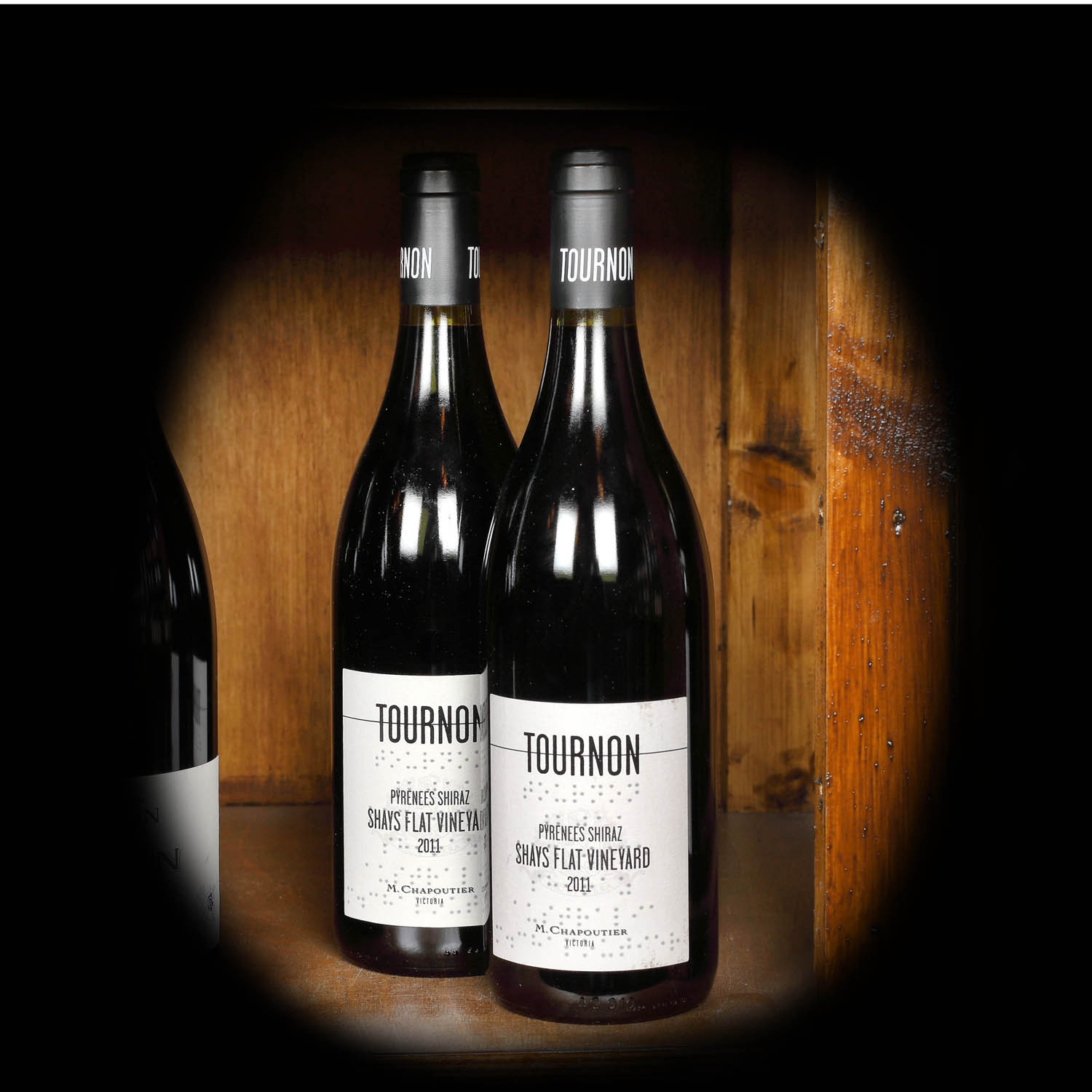 Lot de vinuri roșii Chapoutier Heathcote Australia, Domaine Touron Shays Flat Vineyard 2011, 2st x 0,75l 