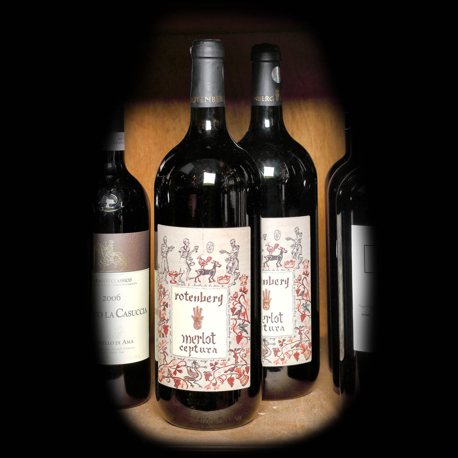 Lot de Merlot Magnum, Crama Rotenberg, Dealu Mare, 2007, 2st x 1,5l