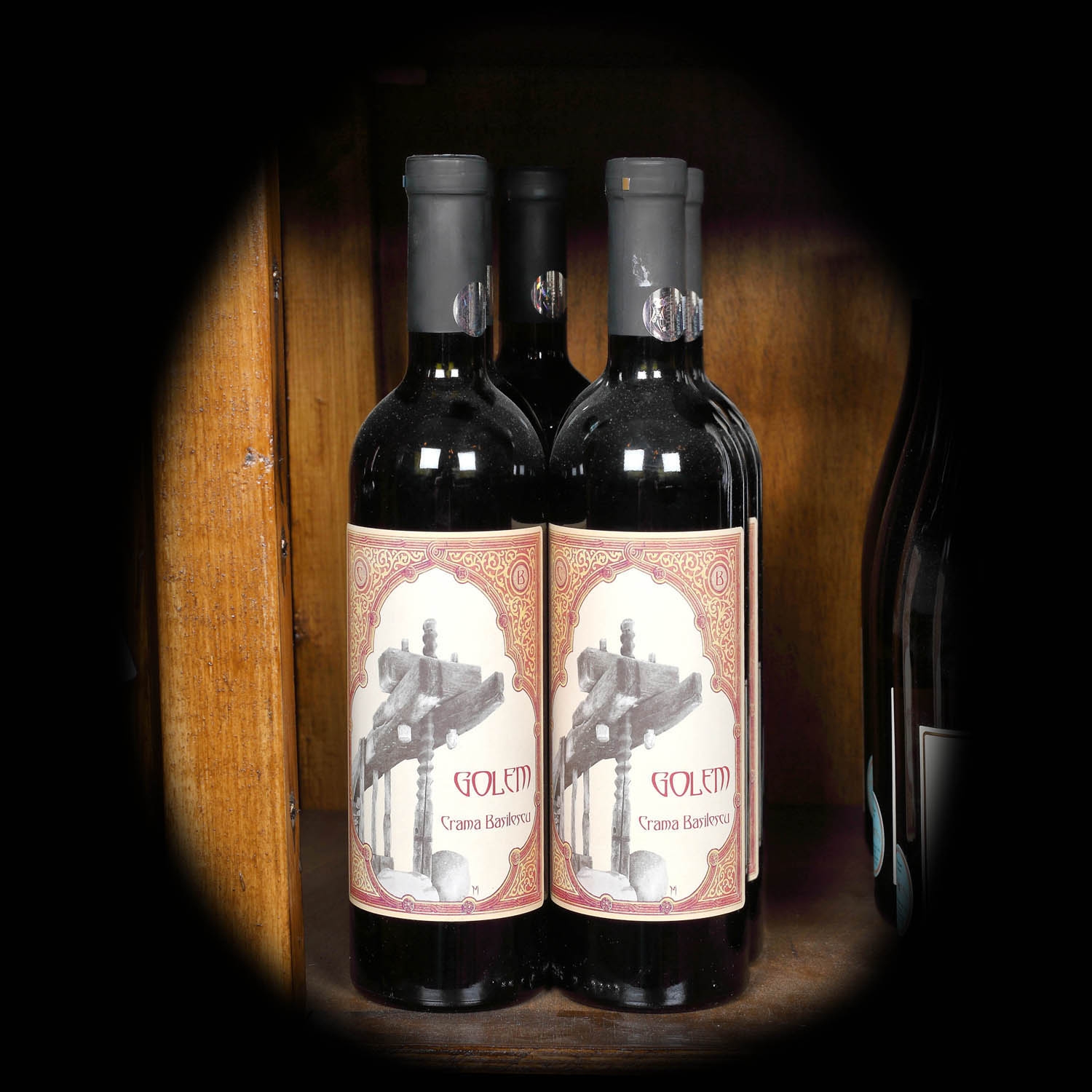Lot de vinuri roșii din gama Golem, Crama Basilescu, Dealu Mare, 2013, 5st x 0,75l 