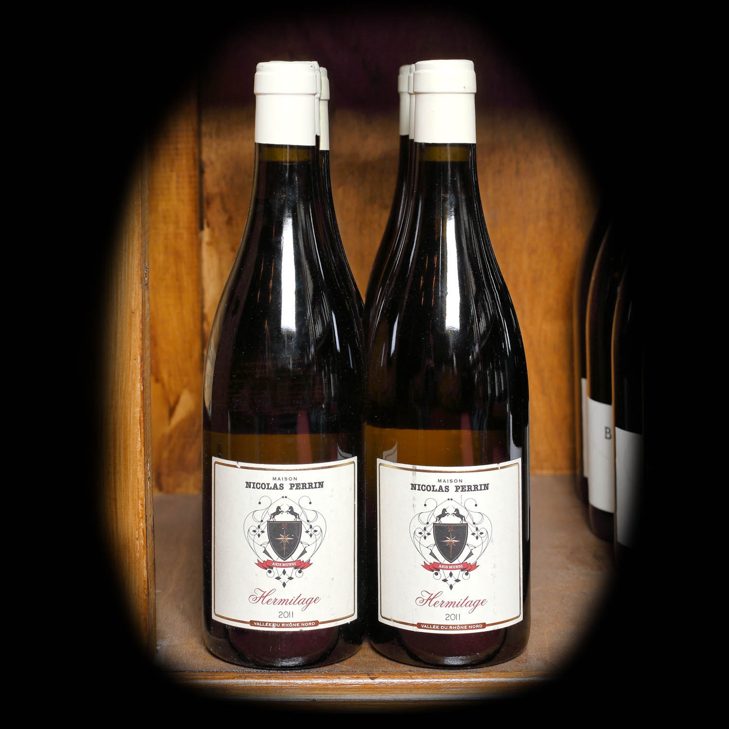 Lot de vinuri albe semnate Nicolas Perrin Hermitage, Côtes du Rhône, 2011, 6st x 0,75l